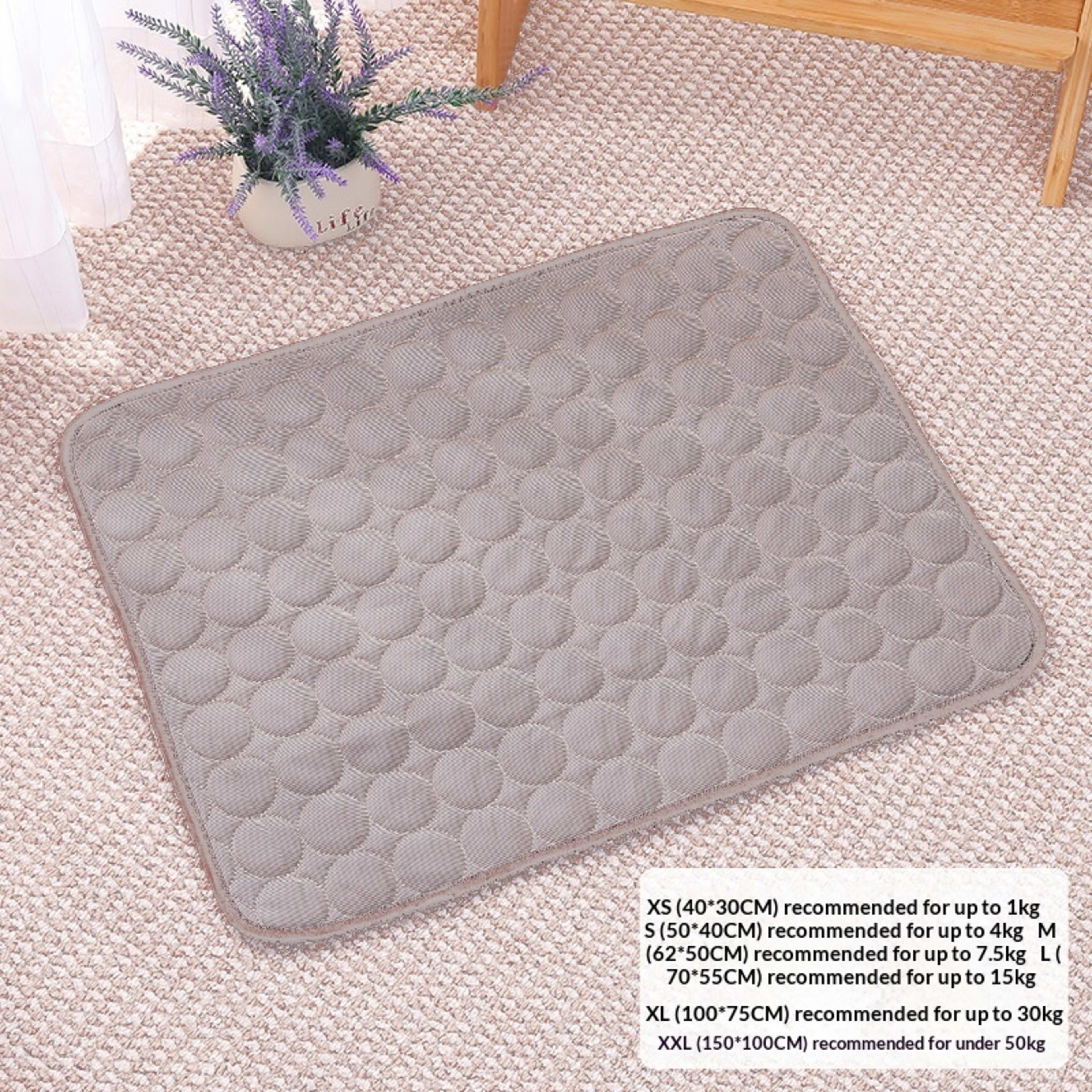 Pet Sofa Cooling Ice Silk Pad Temperature Lowering Sleeping Mat 4