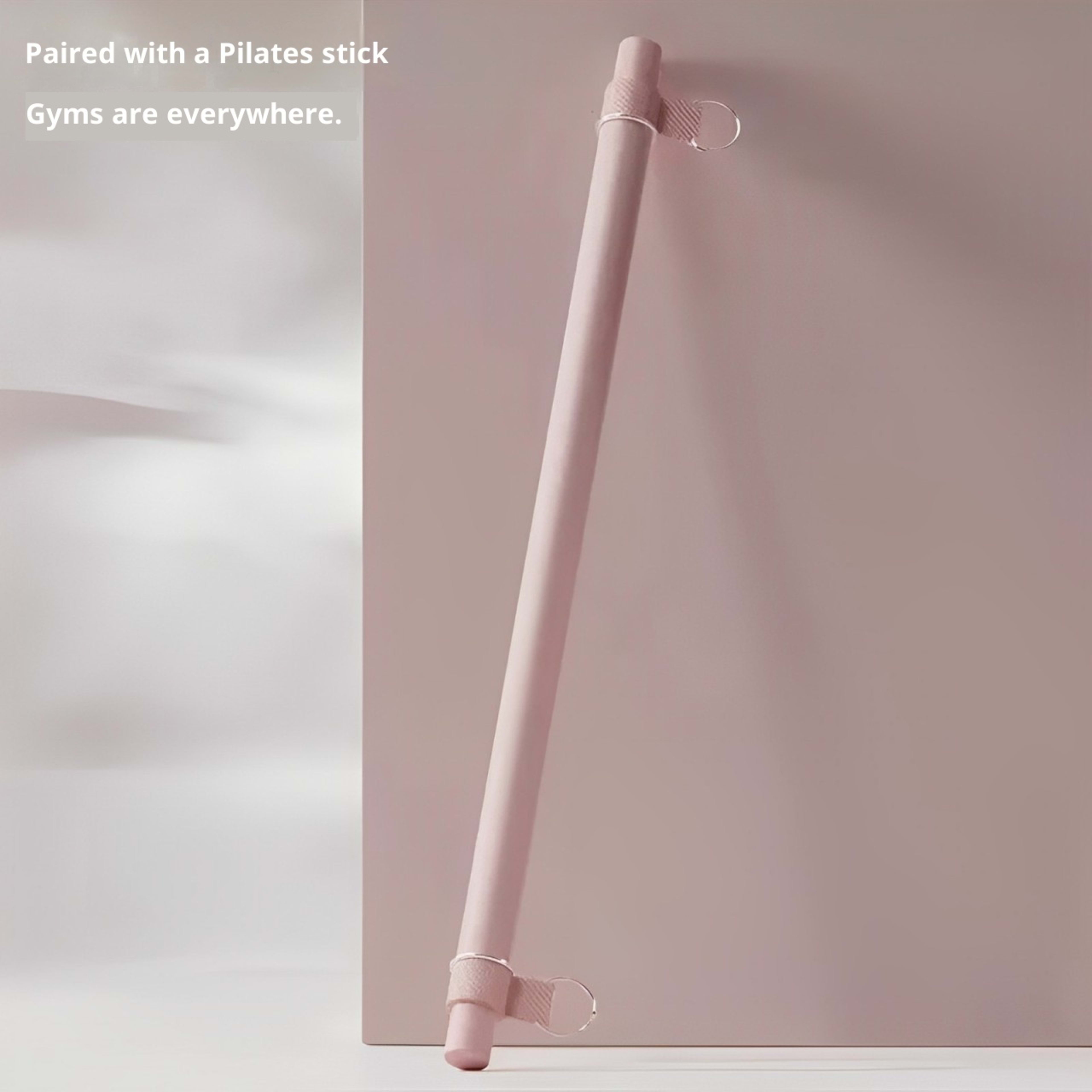 Pilates Bar Back Opening Squats Peach Buttock Fitness Yoga Stick 5