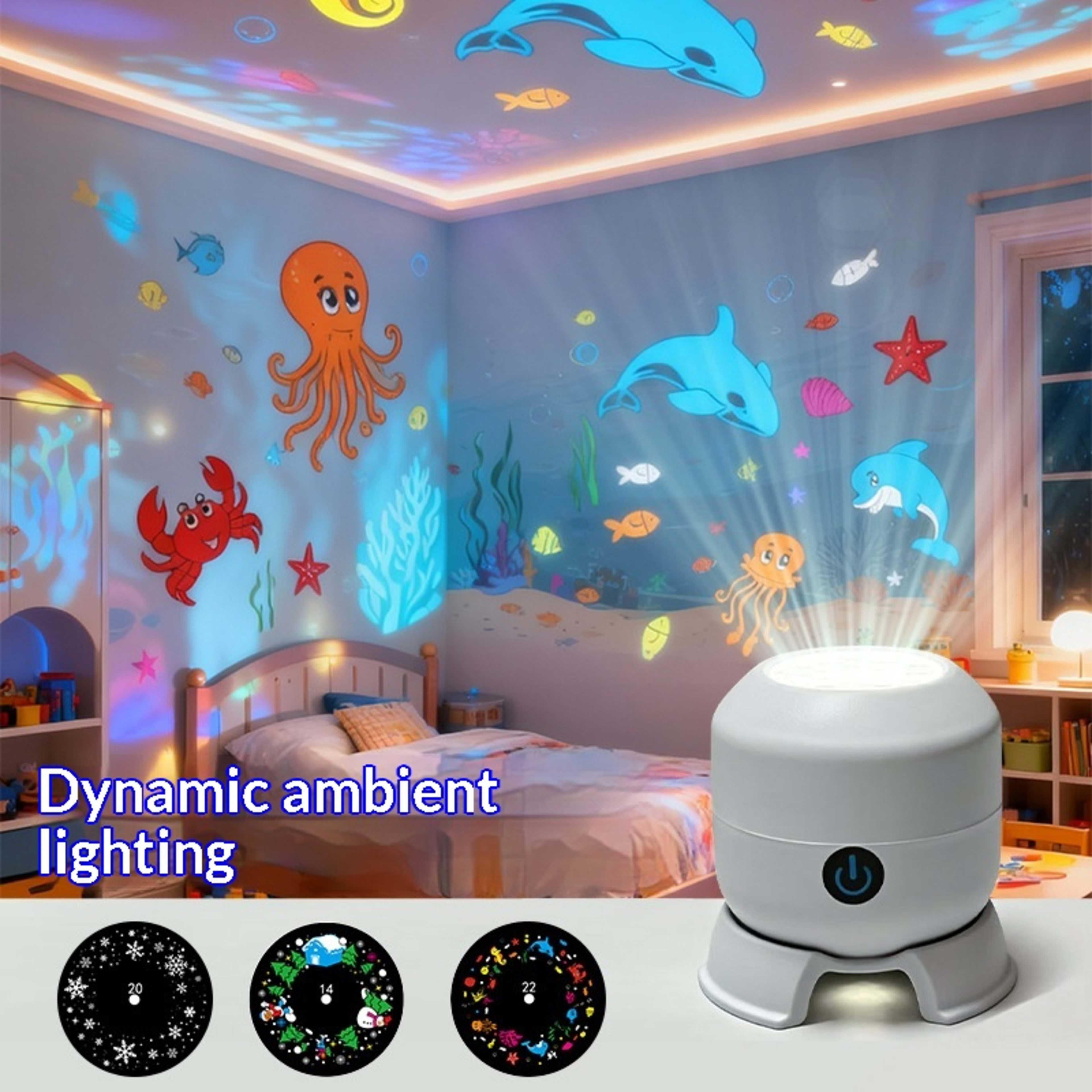 LED Christmas Snowflake Projection Light 4