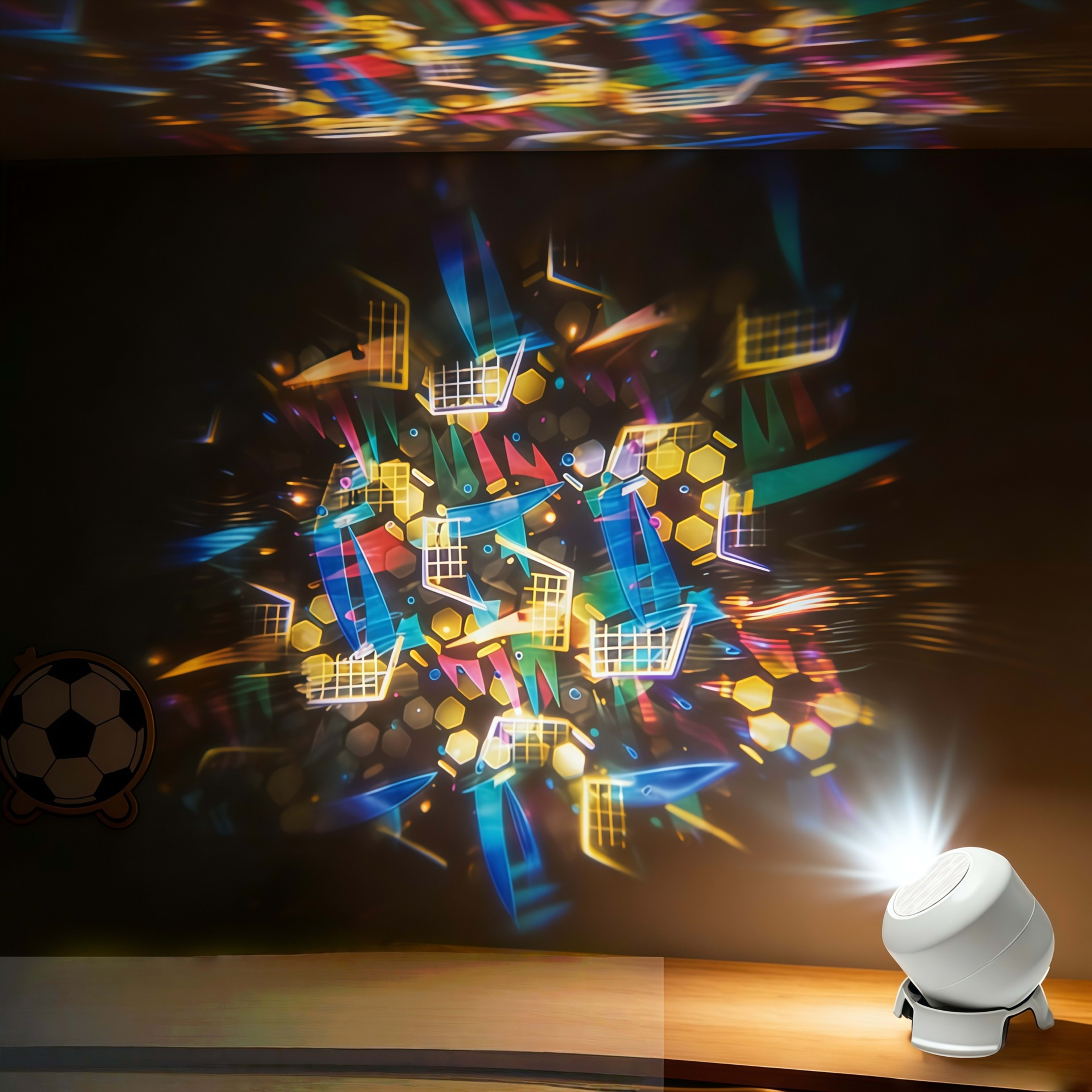 LED Christmas Snowflake Projection Light 1