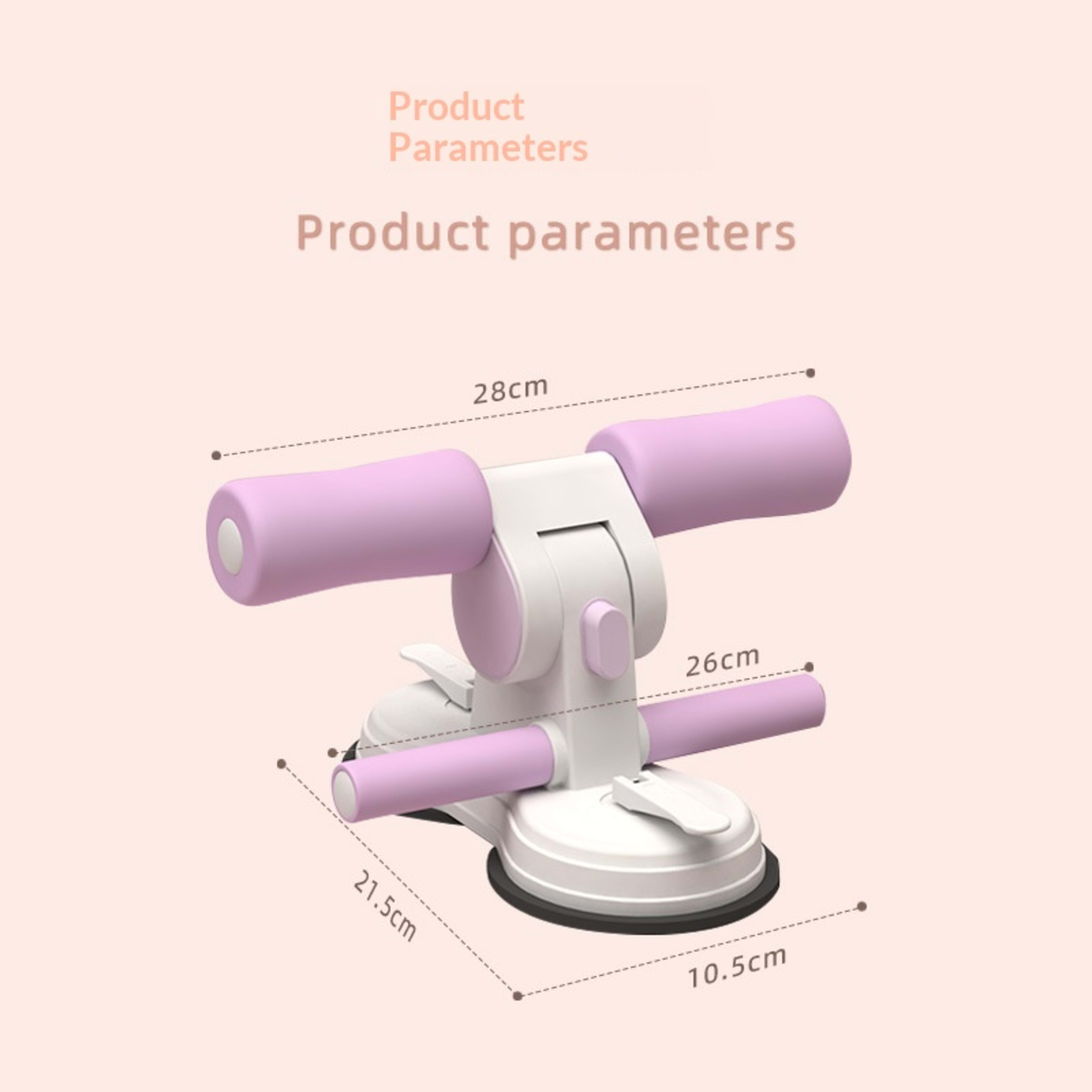 New Dual Color Dual-suction Cup Sit Up Assist Device