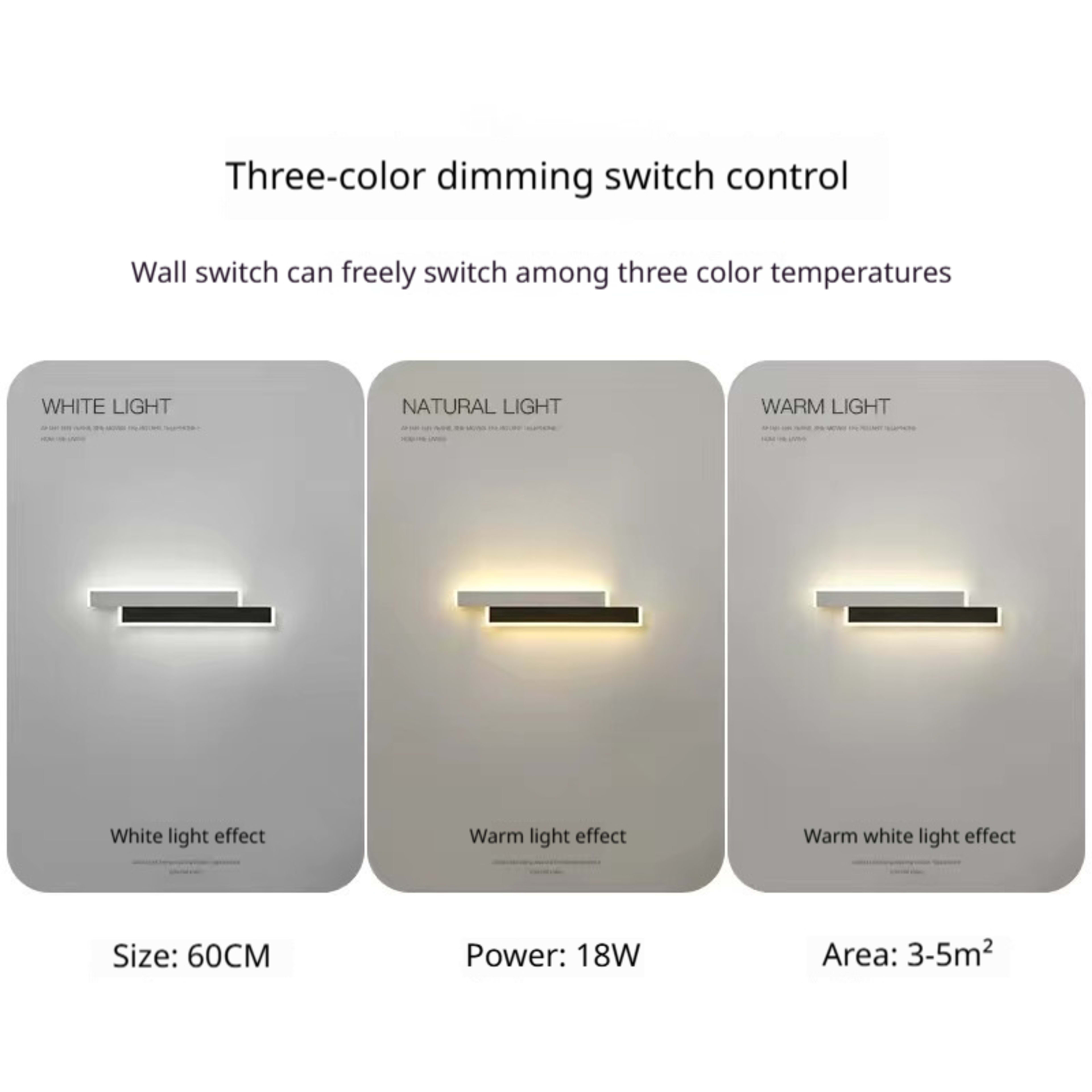 Minimalist Creative Personalized Long Strip Wall Lamp 1