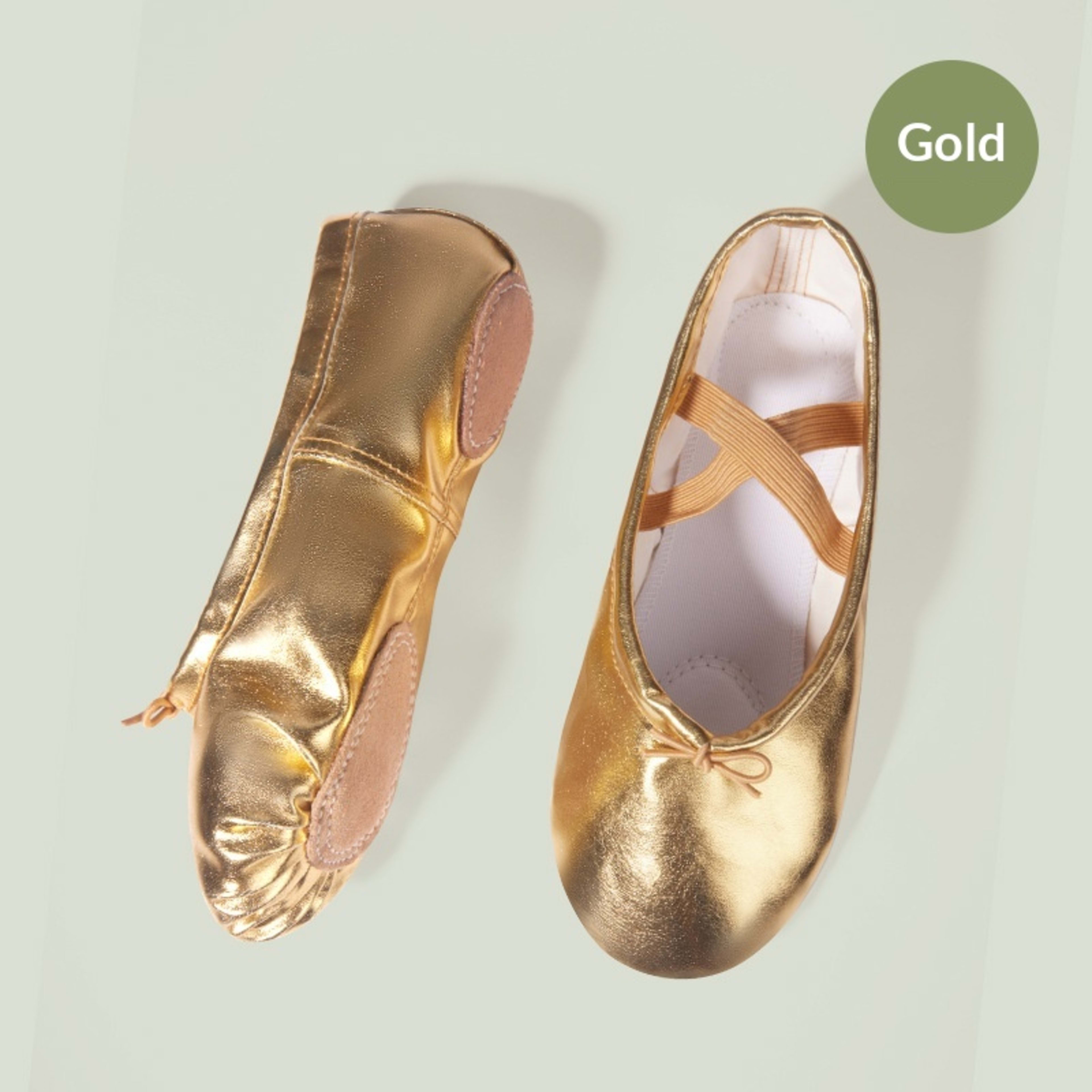 Soft-soled Practice PU Leather Cat-claw Gold And Silver Dance Shoes 7