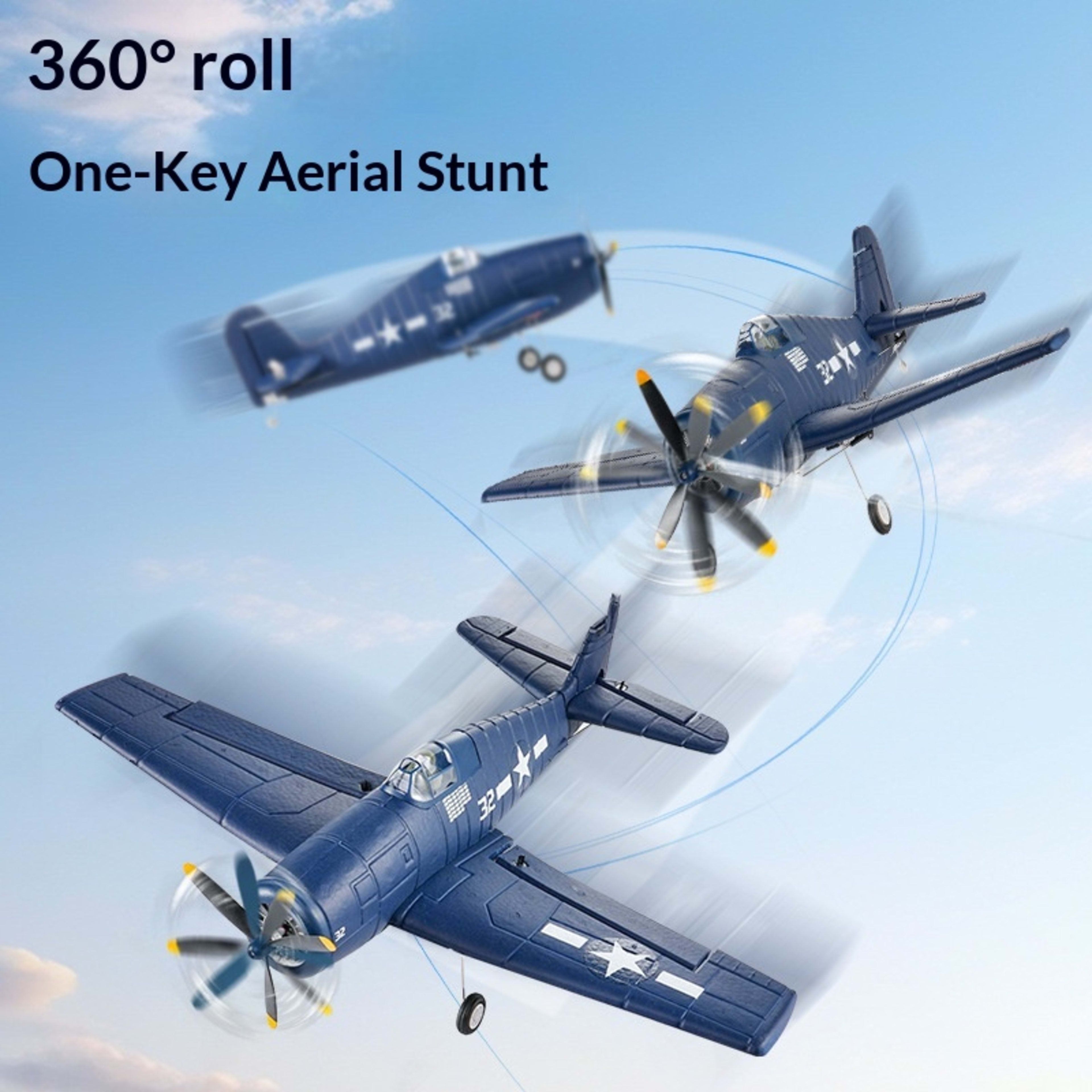 FX9503 Four-Channel F6F Hellcat Fighter Brushless Toy 3