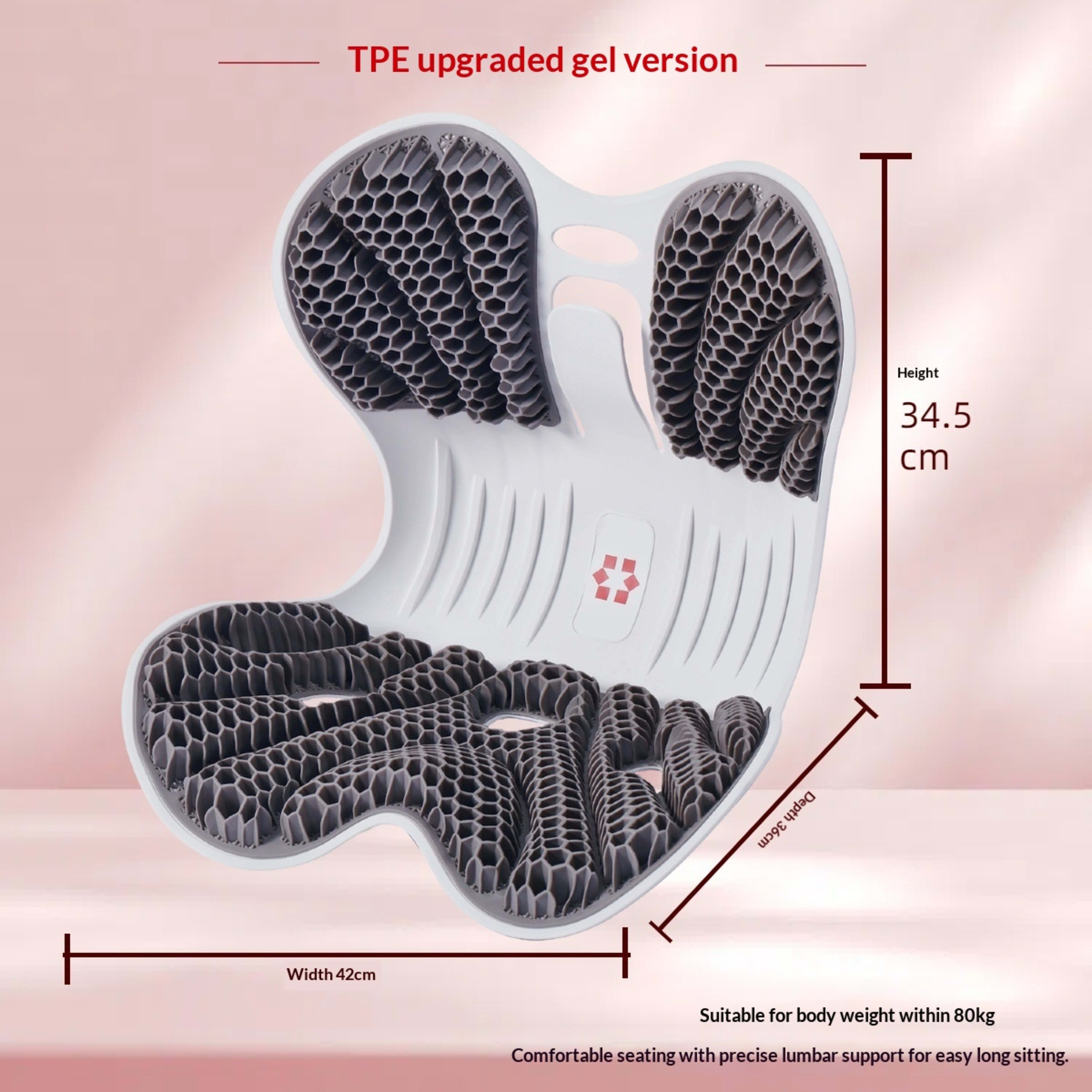 Portable Office Ergonomic Lumbar Support Cushion 5