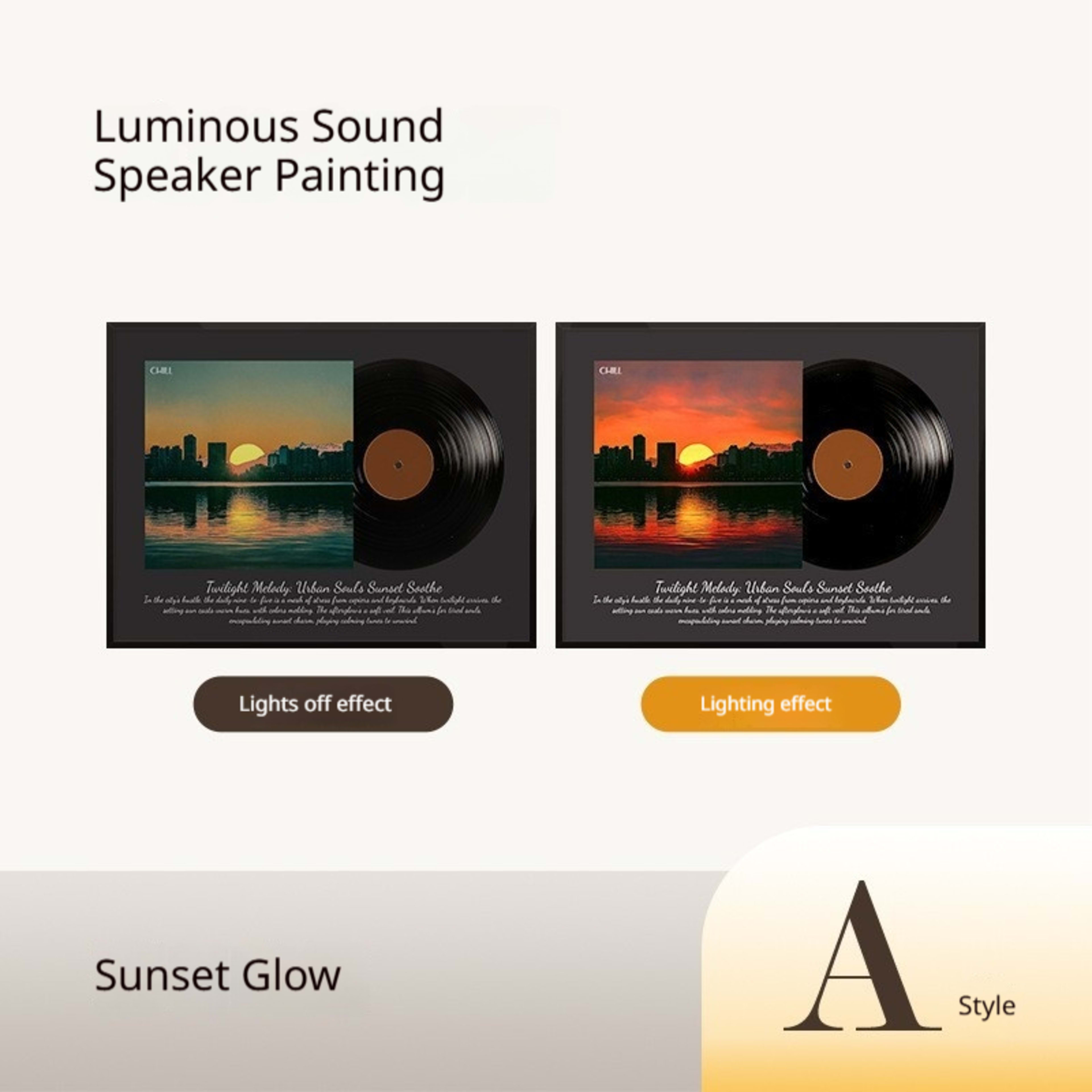 Home Wireless Light-up Picture Speaker