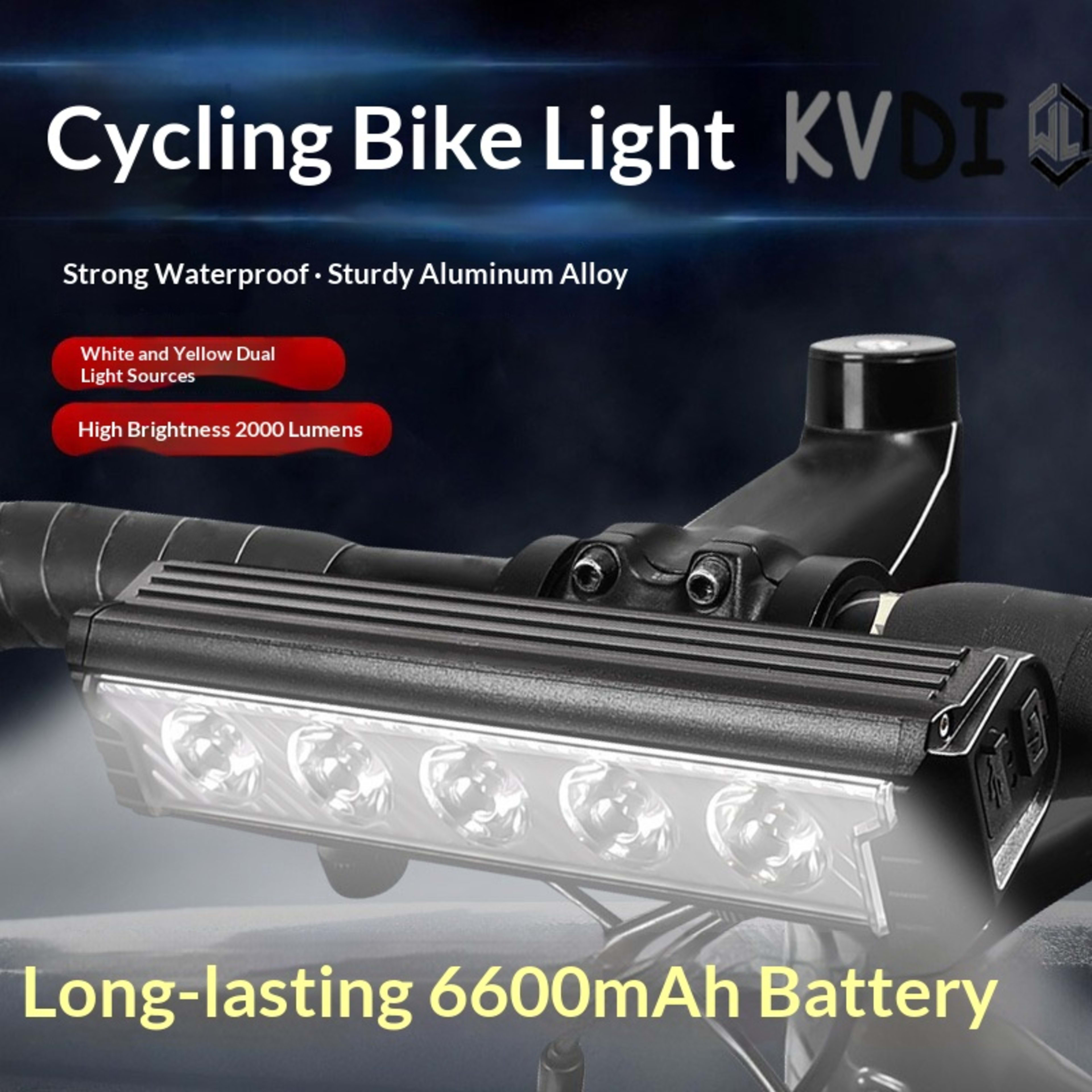 High-brightness Long-lasting Bicycle Headlight 1