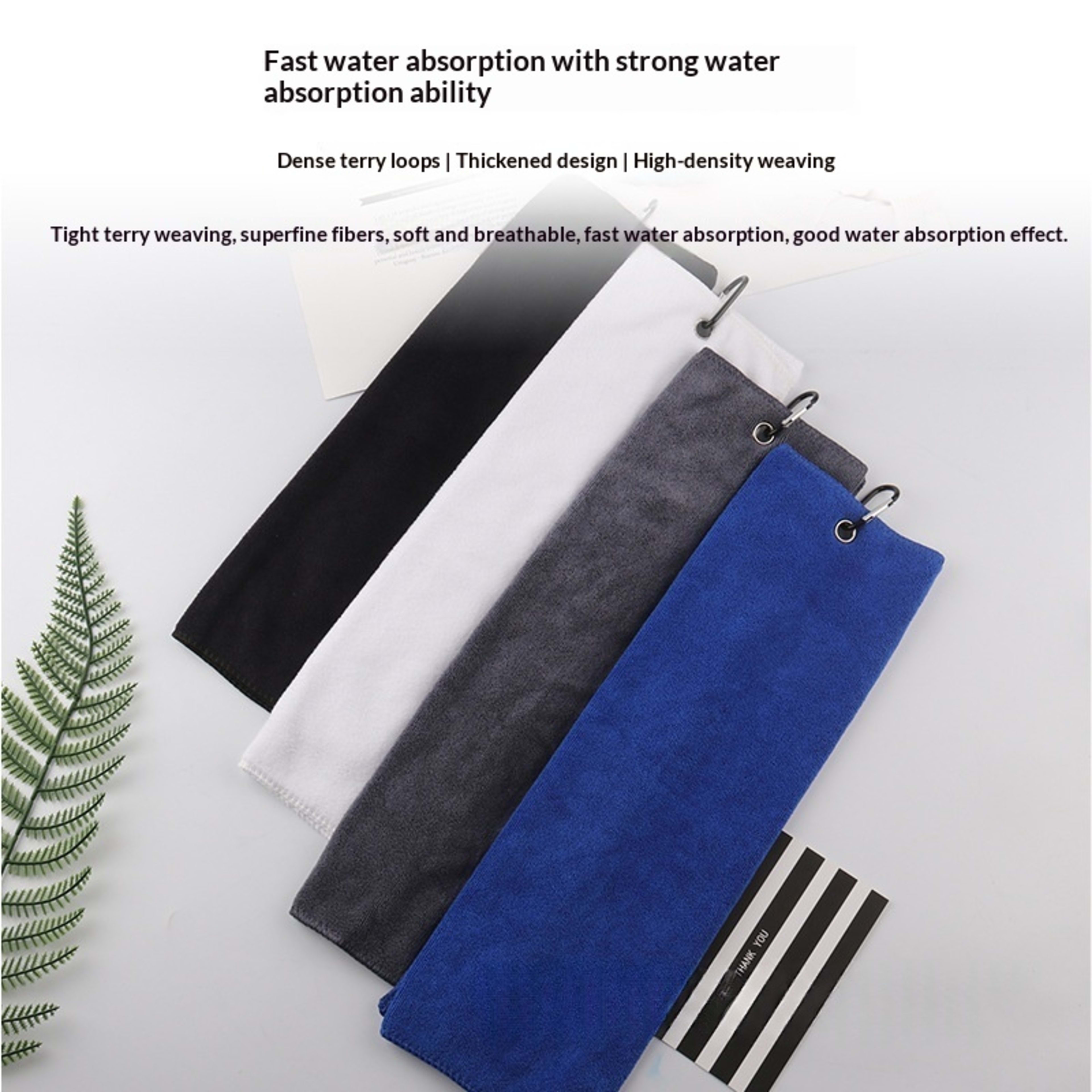 Golf Towel Microfiber Waffle-weave Sports Towel 9