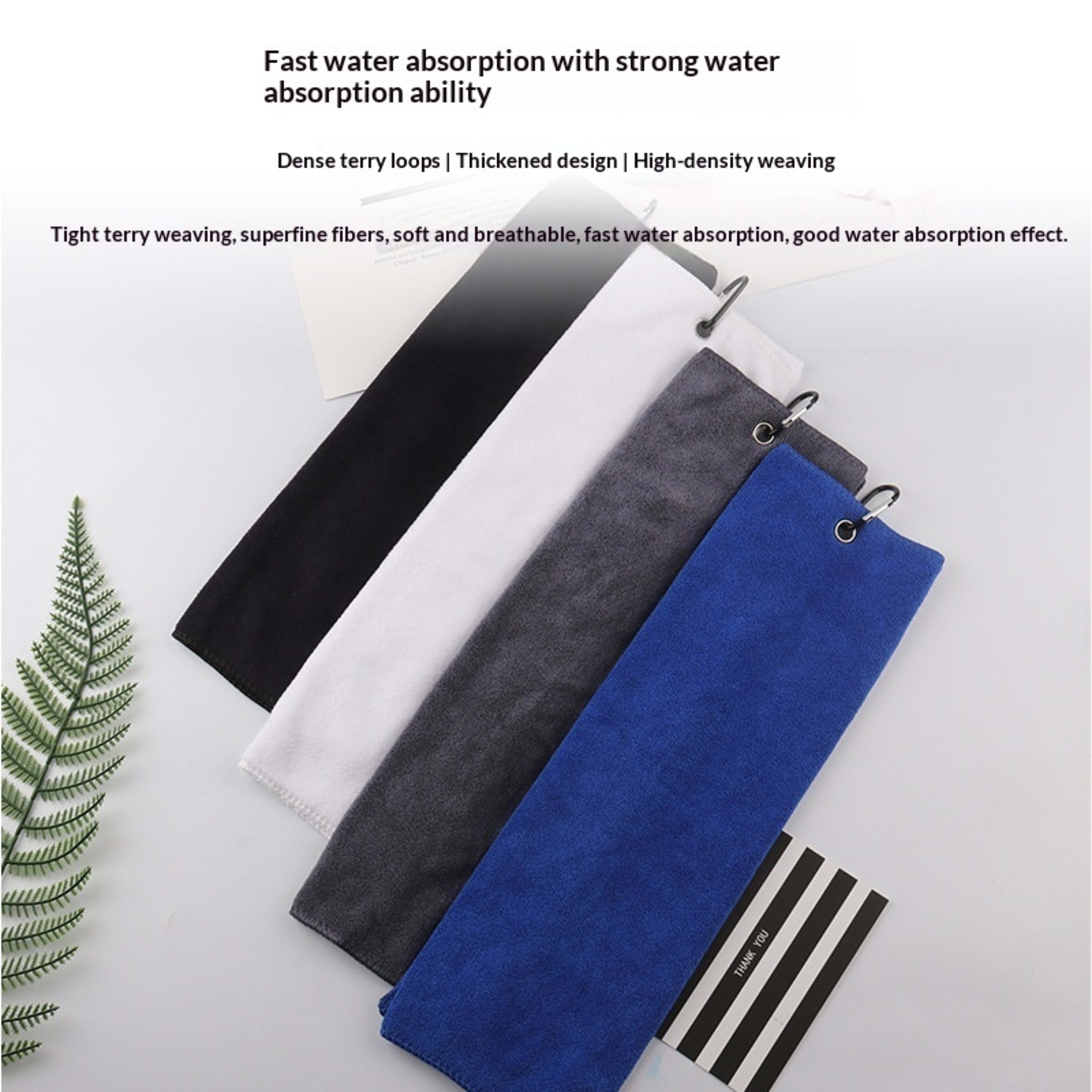 Golf Towel Microfiber Waffle-weave Sports Towel 8
