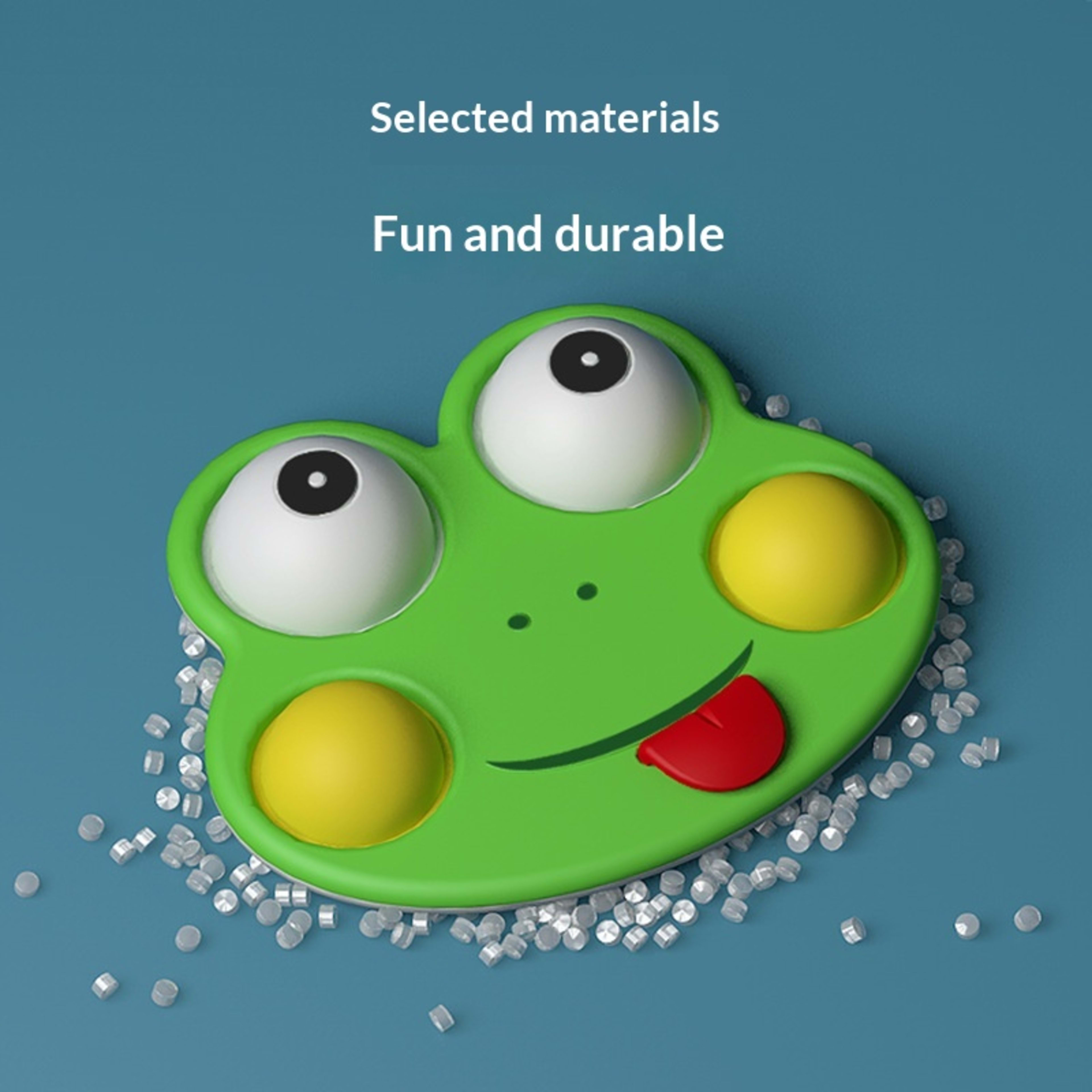 Cartoon-style Early-learning, Brain-training Colorful Hand-grab Board With Pressable Features For Children 6