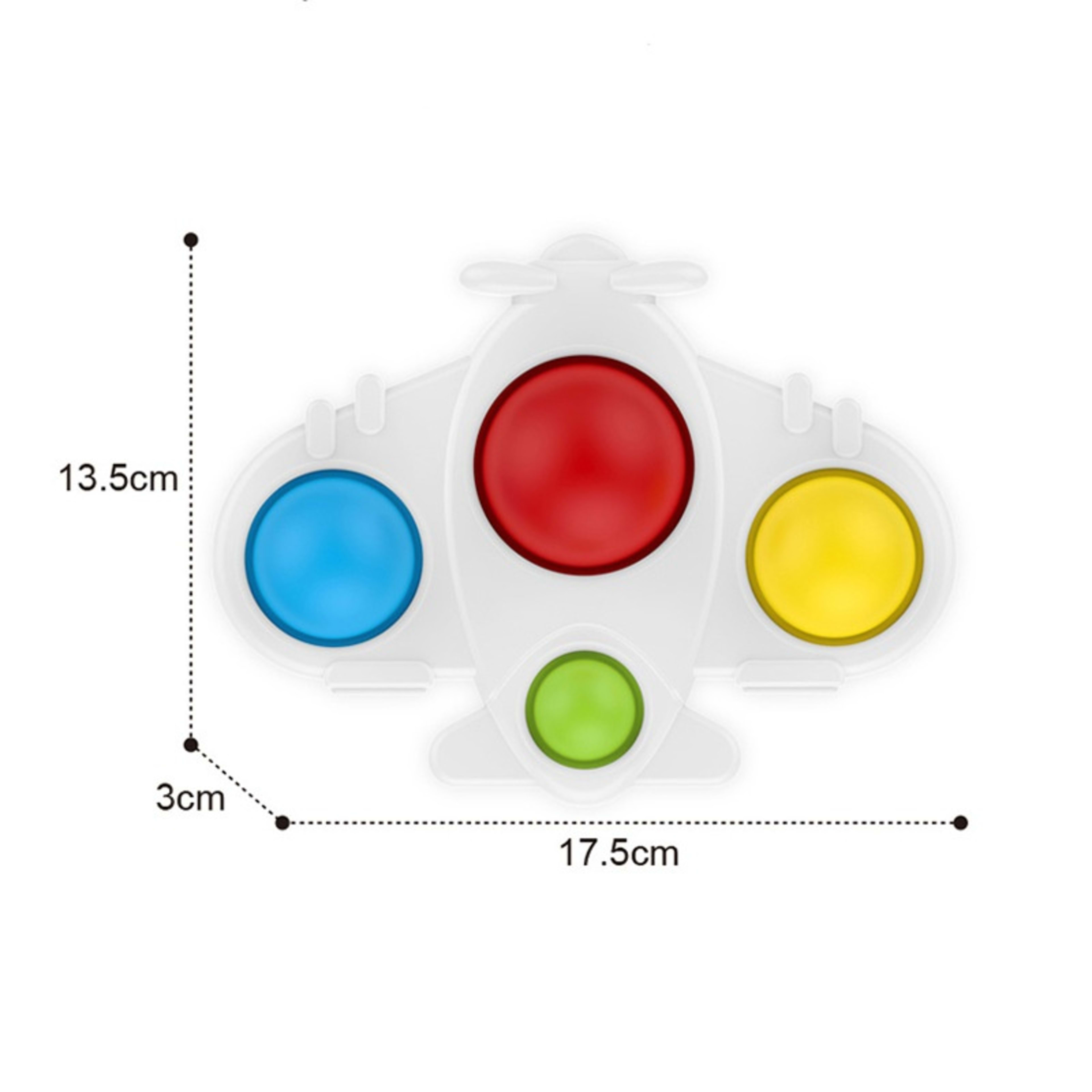 Cartoon-style Early-learning, Brain-training Colorful Hand-grab Board With Pressable Features For Children 4
