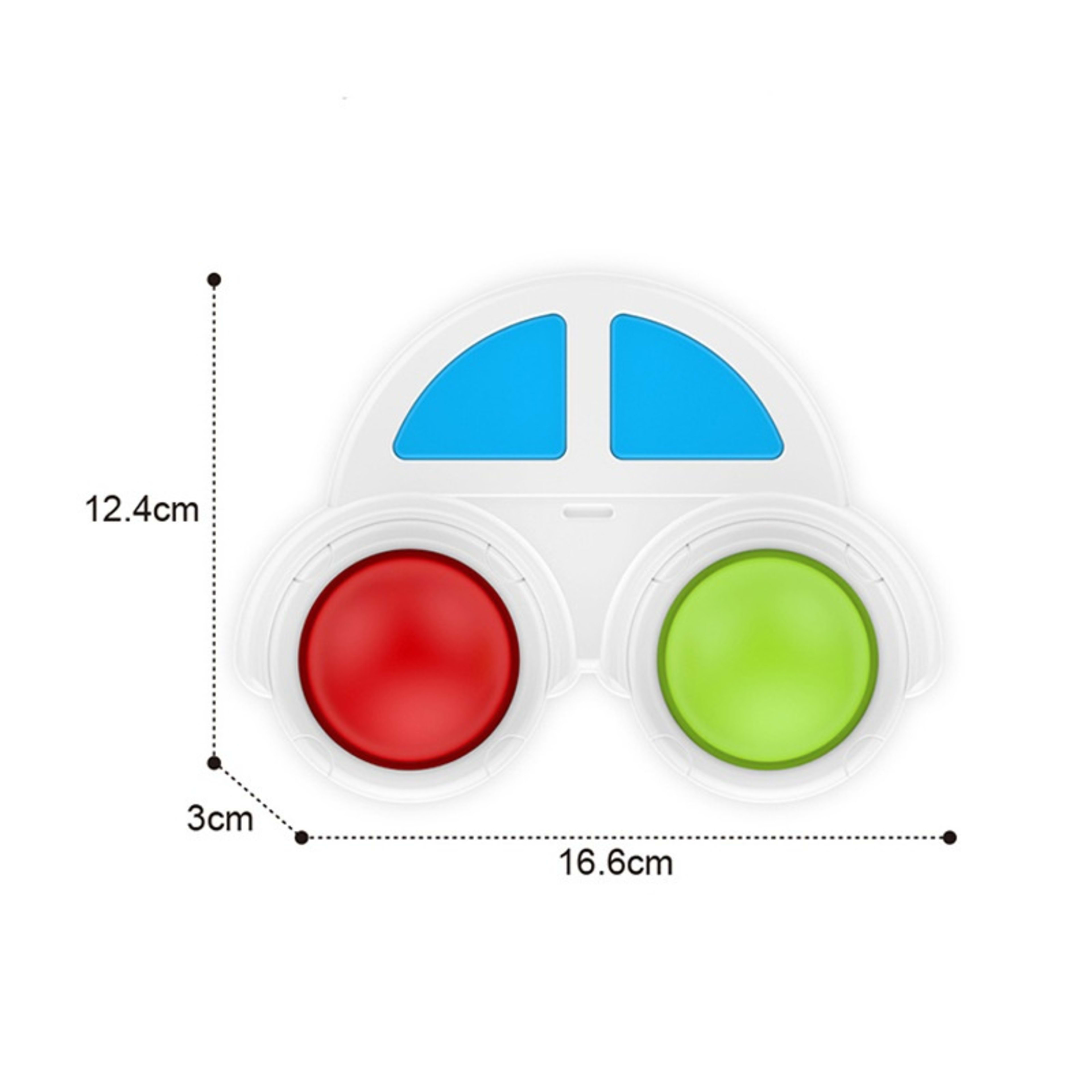 Cartoon-style Early-learning, Brain-training Colorful Hand-grab Board With Pressable Features For Children 8