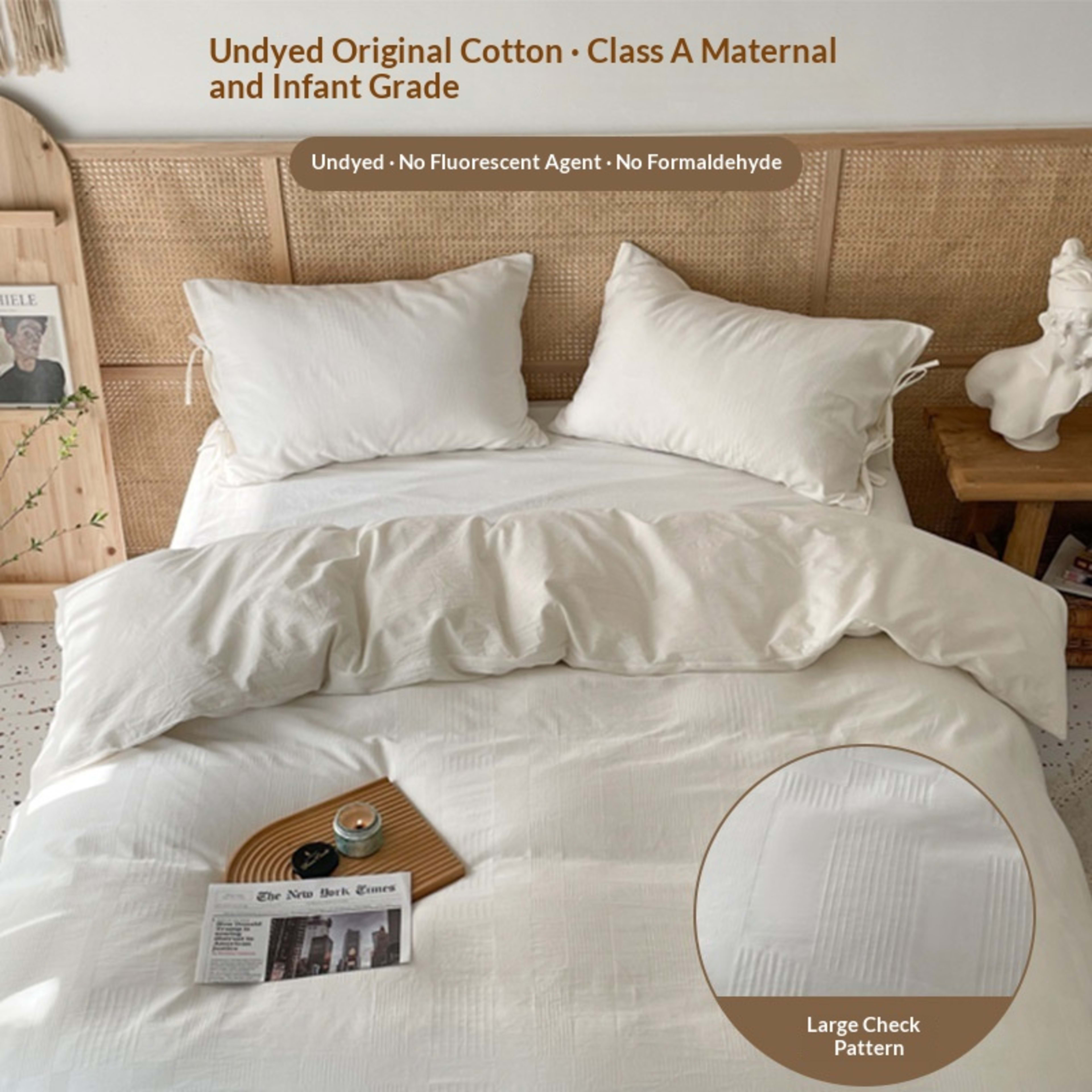 Cottonseed-retaining Craft Drawstring Pillowcase 2
