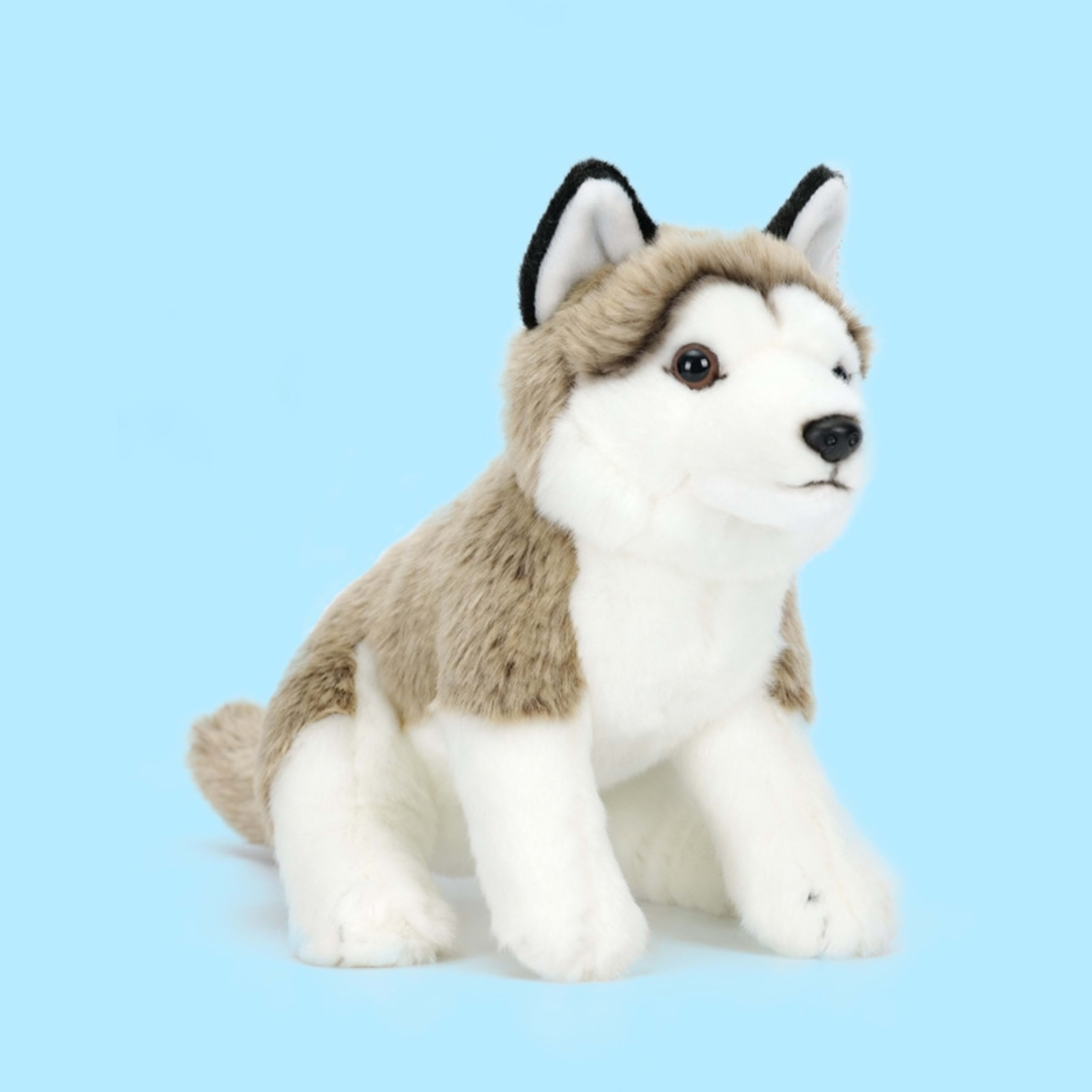 New Realistic Plush Huskycute Charming And Educational Decoration 5