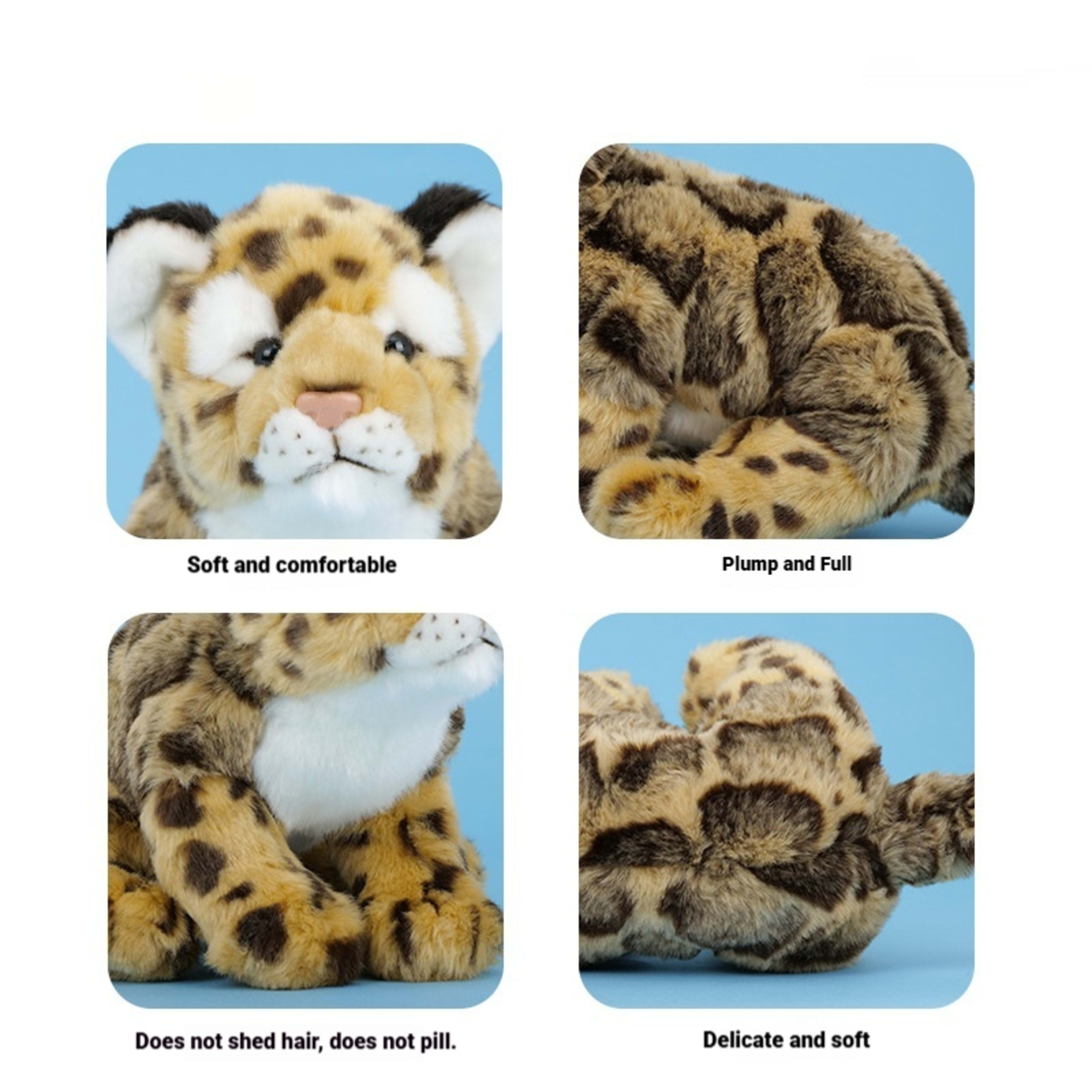 Cute Wild Animal Leopard Plush Toy 3