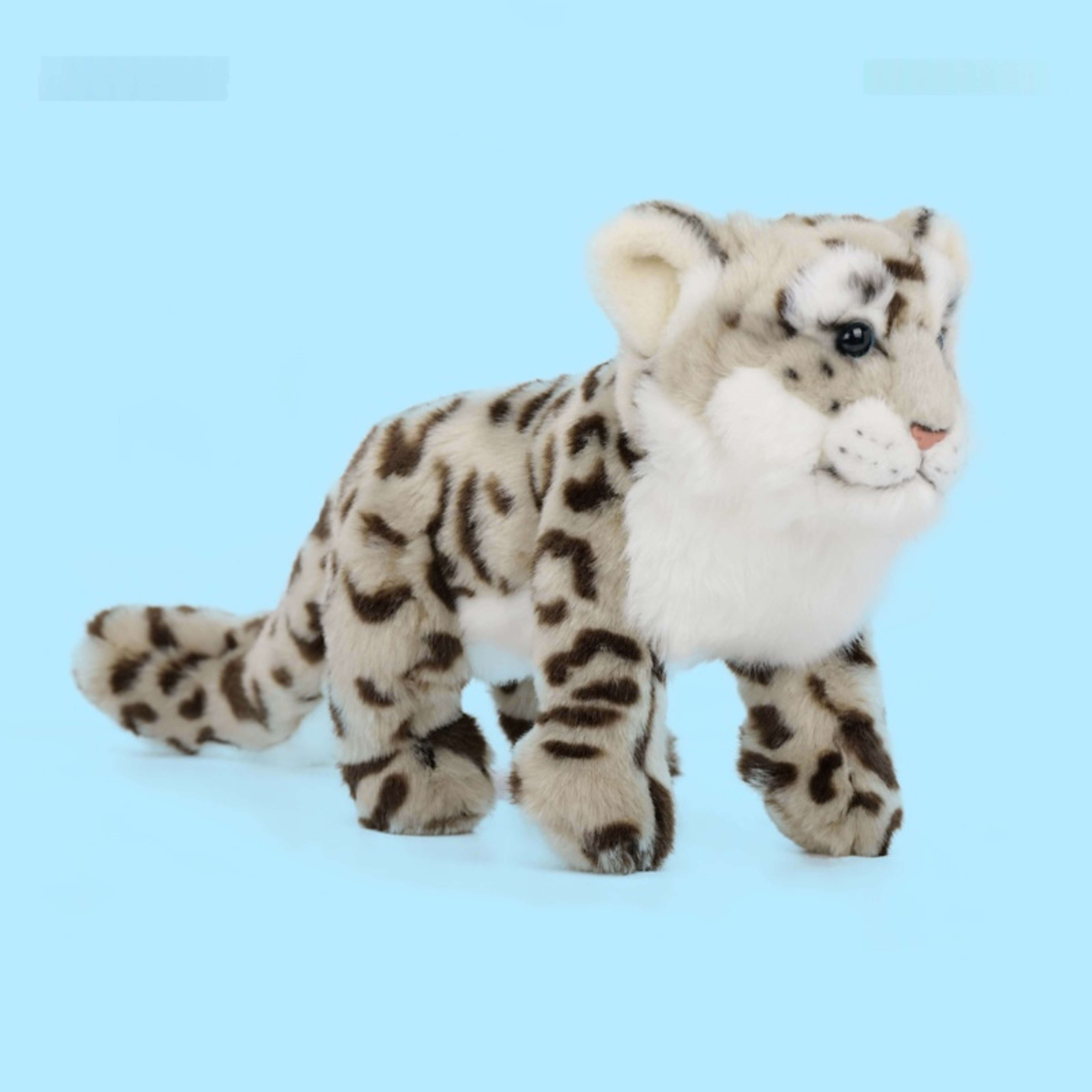 Cartoon Animal Doll Mascot  Creative Lifelike Snow Leopard 3