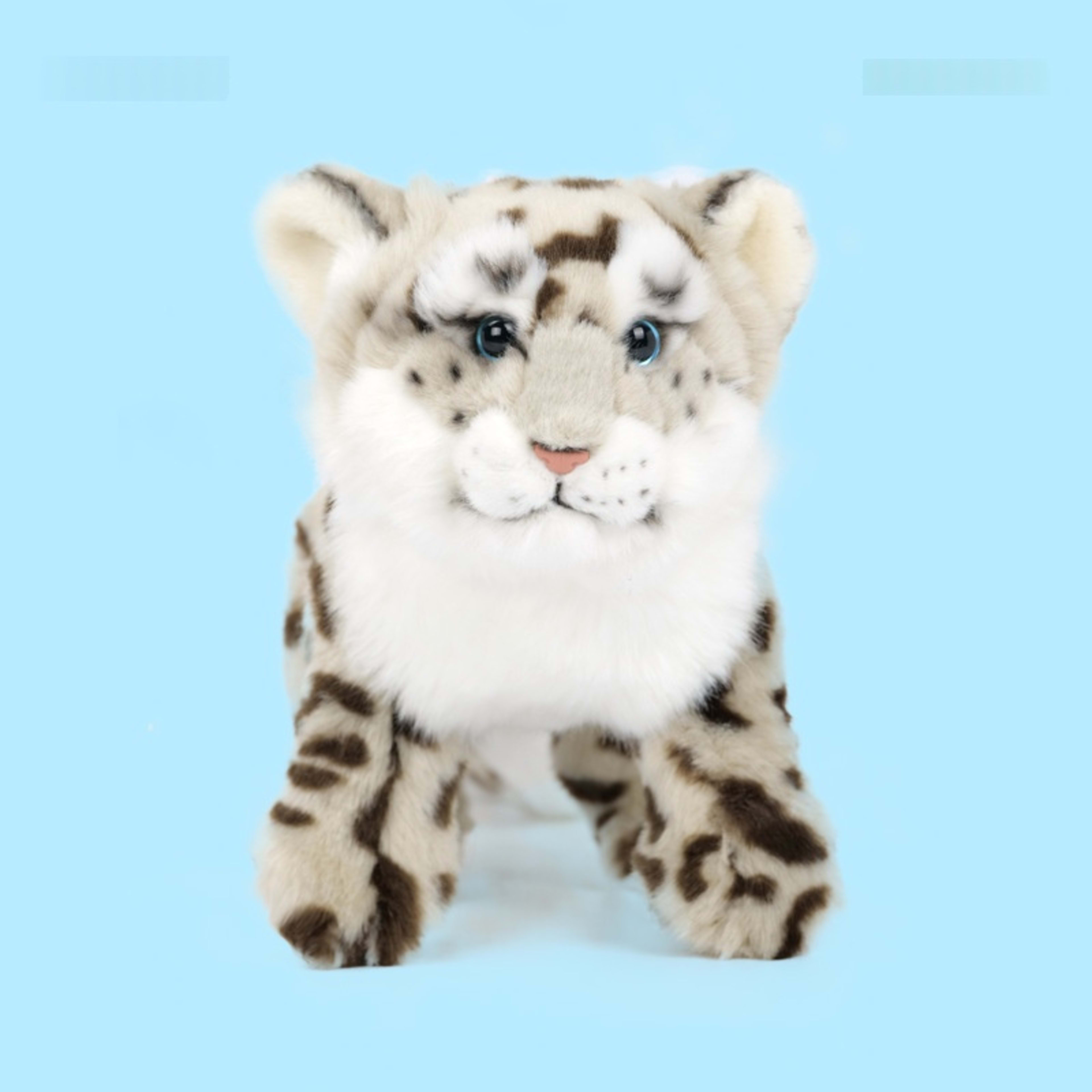 Cartoon Animal Doll Mascot  Creative Lifelike Snow Leopard 5