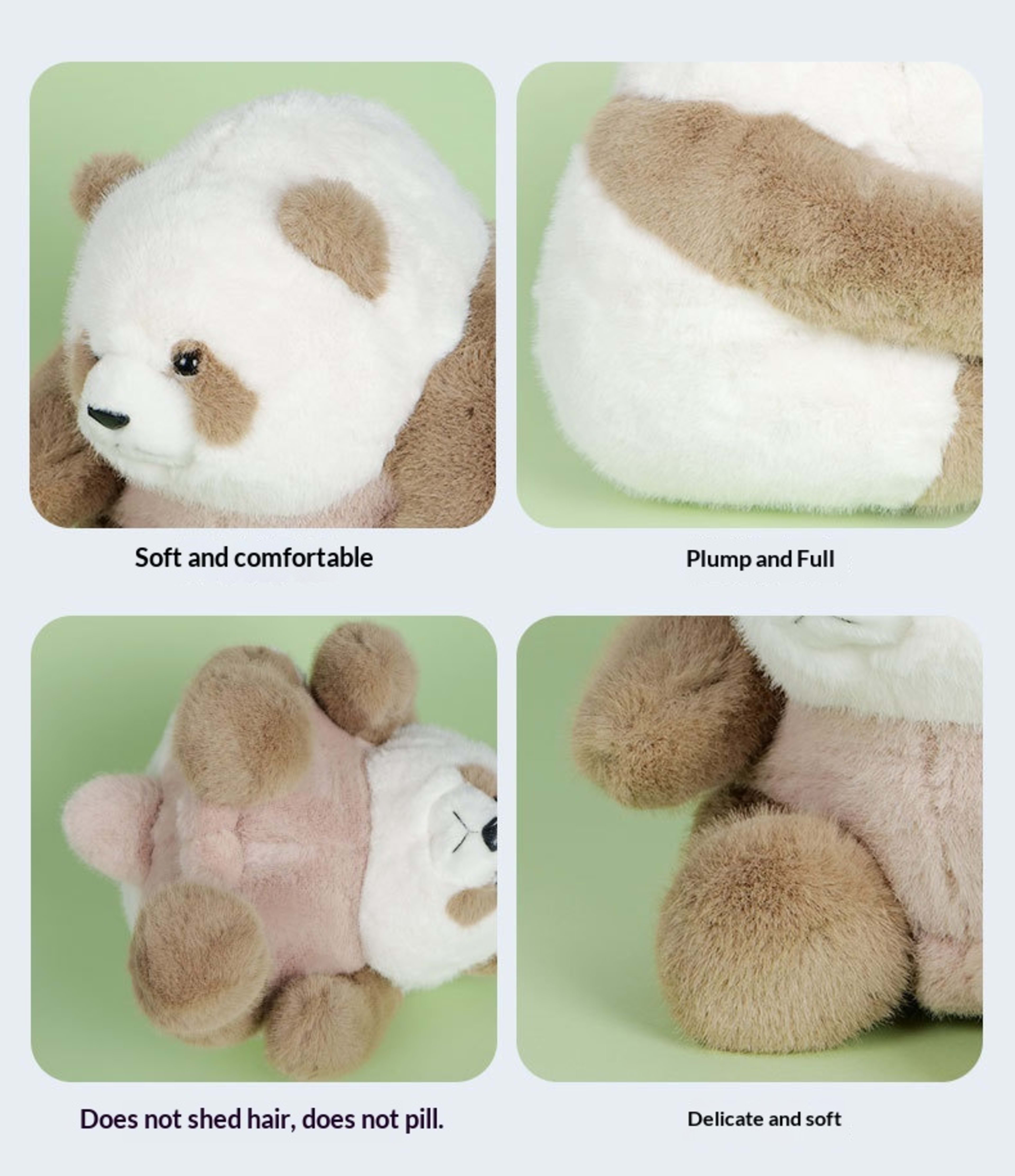 Brown-and-white Duoduo Plush Doll For Your Girlfriend 5