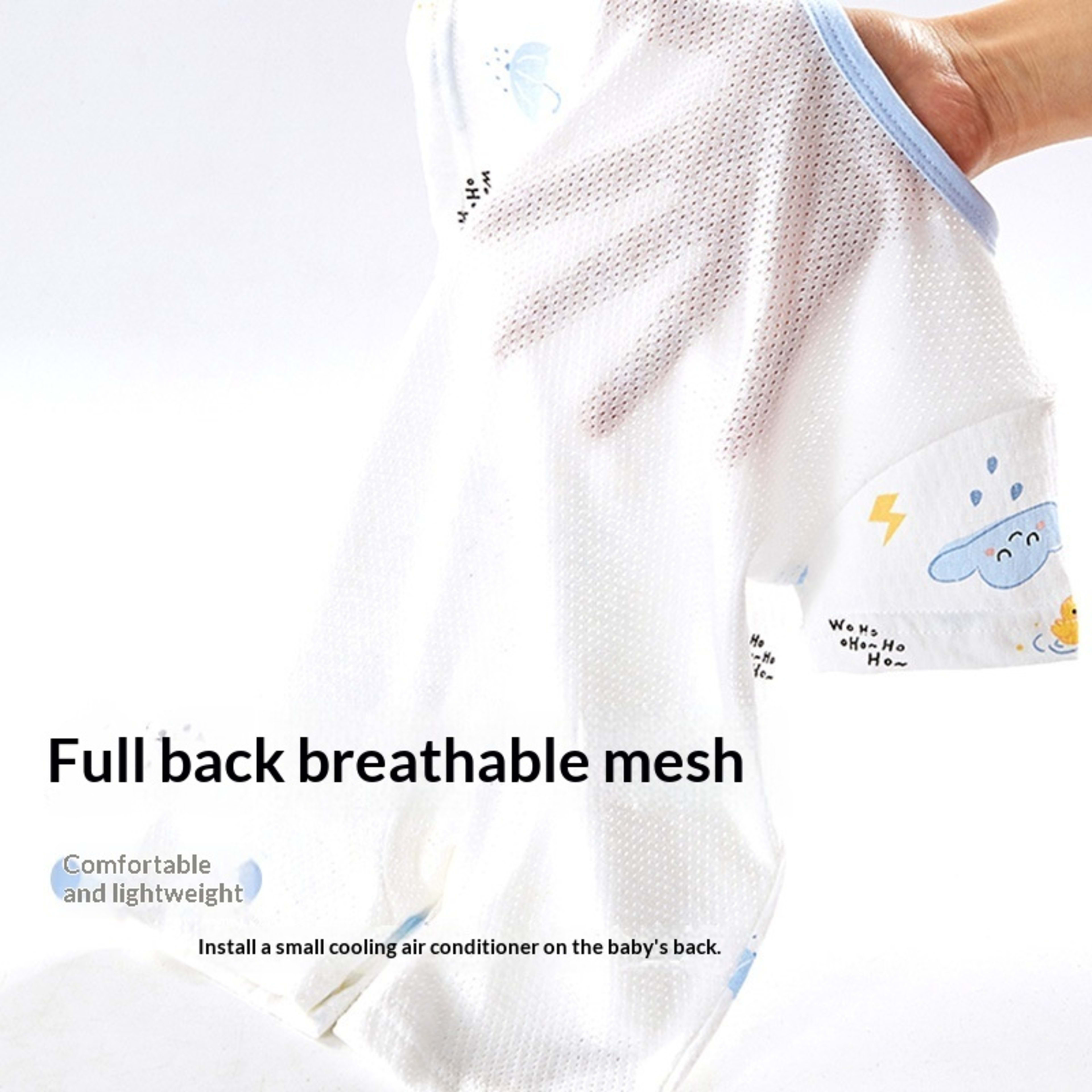Baby Summer Thin Short-sleeved Jumpsuit 11