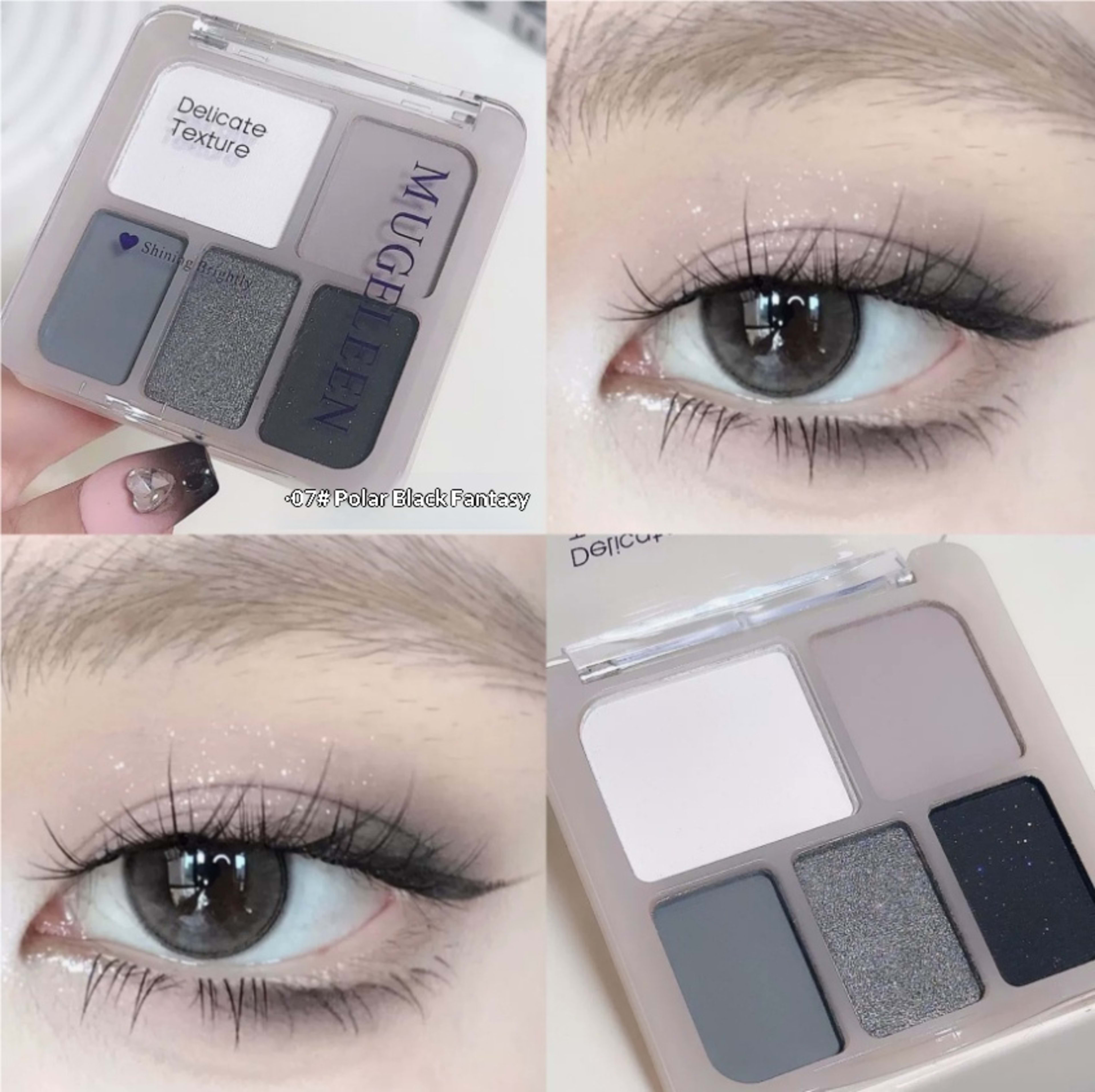 Five-color Eyeshadow Palette In Earth Tonesshimmer And Matte Small Eyeshadows