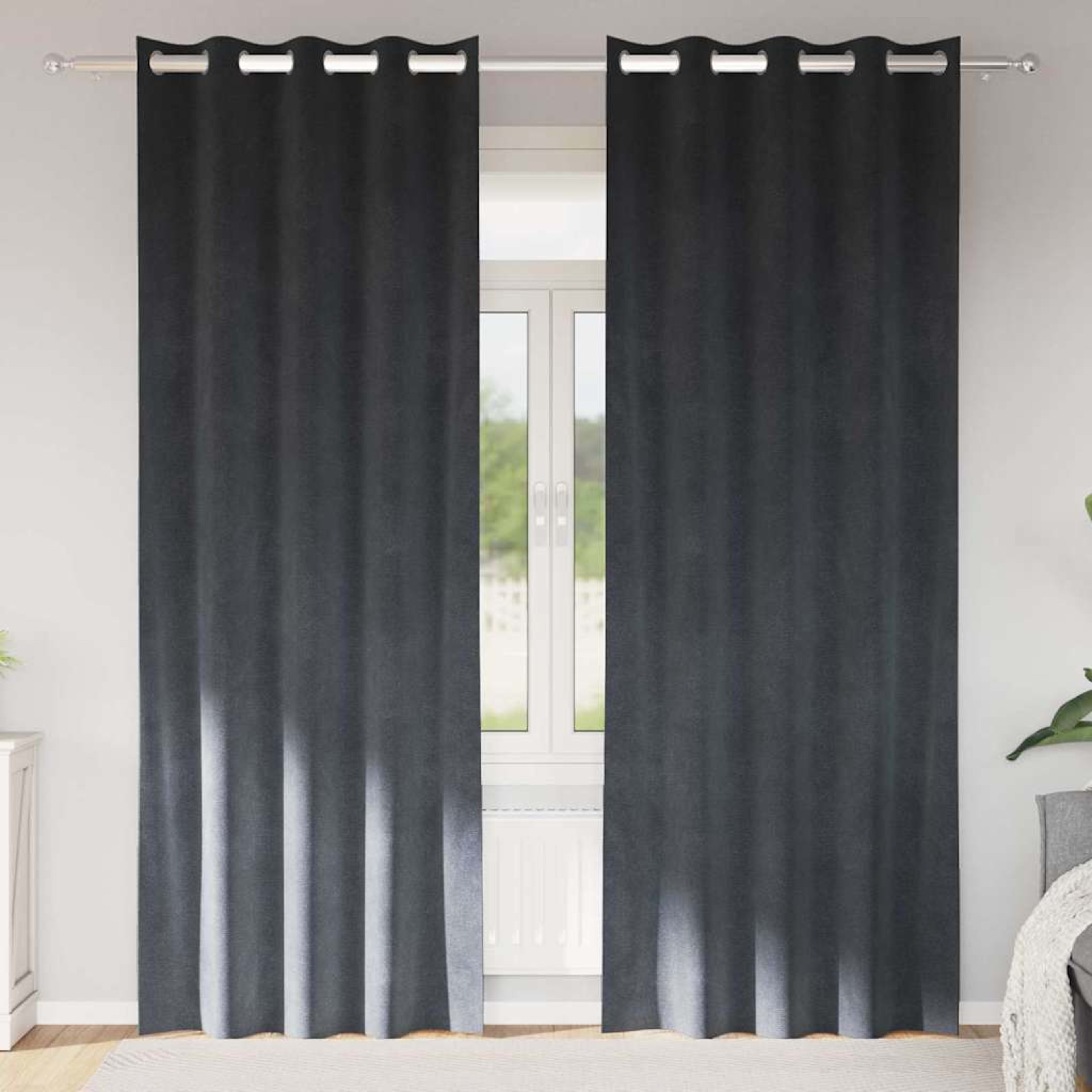 Curtains with Drapes 2 pcs Velvet 14