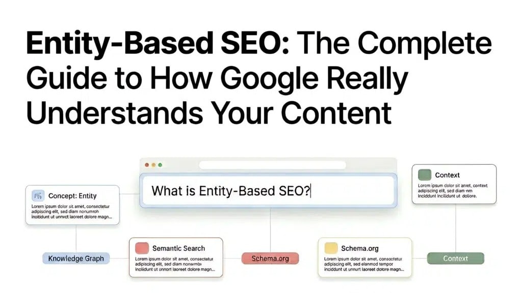 Entity-Based SEO: The Complete Guide to How Google Understands Your Content