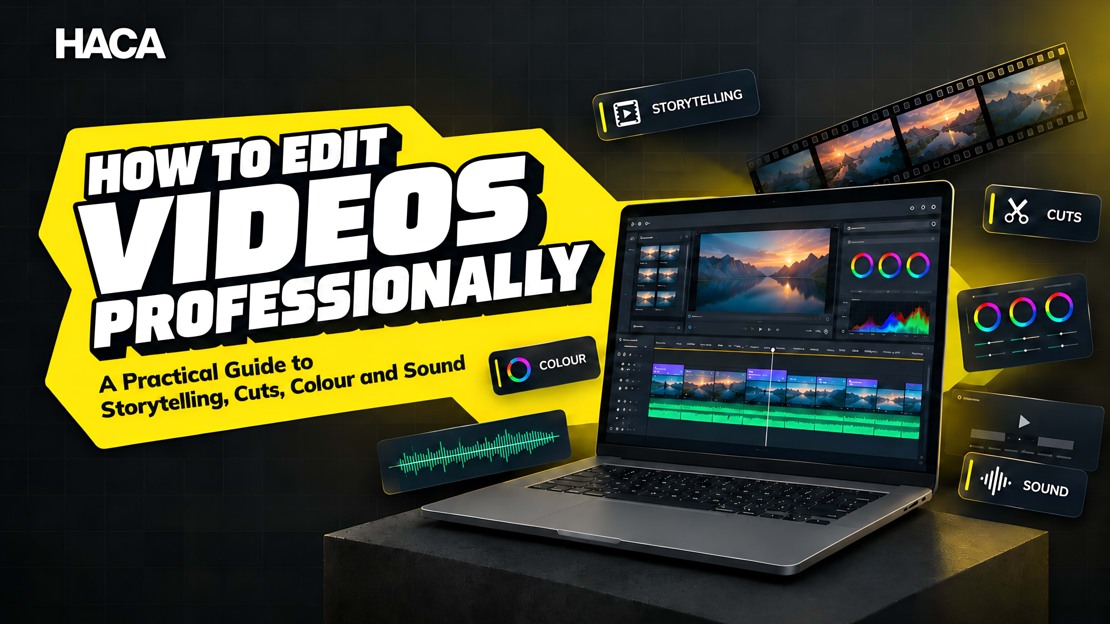 How to Edit Videos Professionally: A Practical Guide to Storytelling, Cuts, Colour and Sound