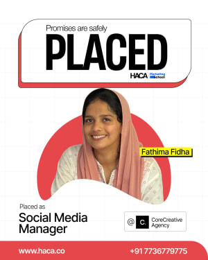 Marketing school placement student