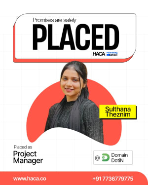 Marketing school placement student