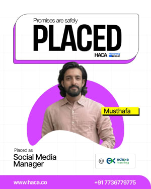 Marketing school placement student