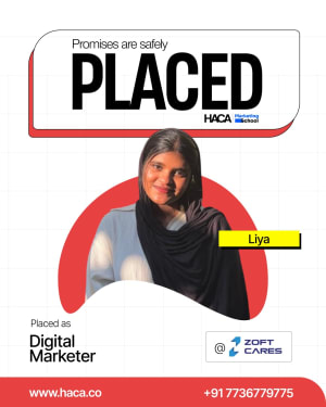 Marketing school placement student