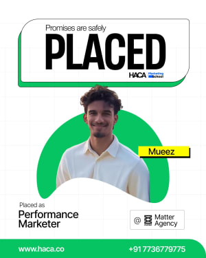 Marketing school placement student