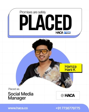 Marketing school placement student