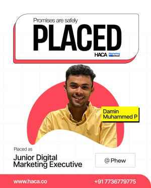 Marketing school placement student