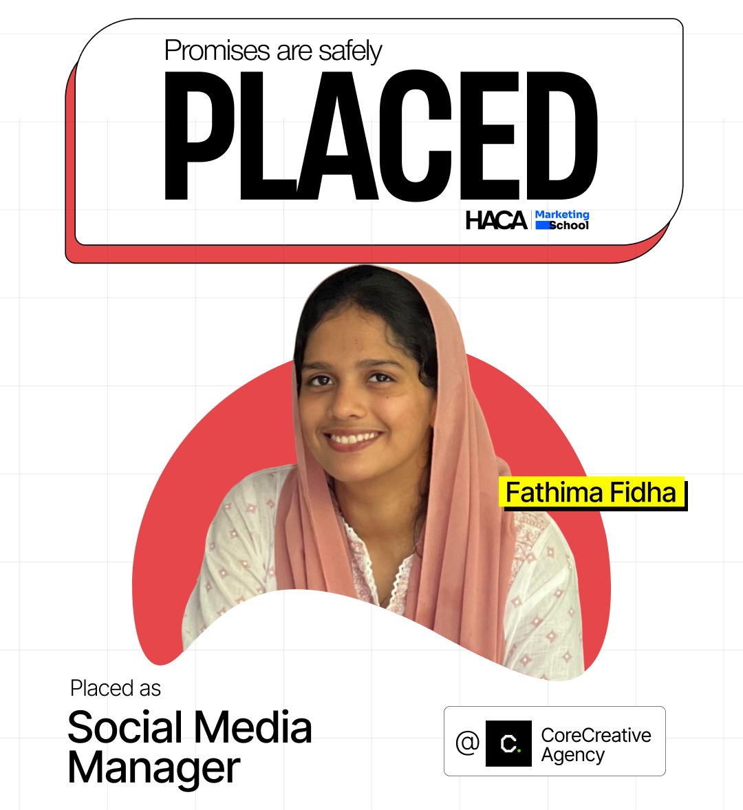 Marketing school placement student