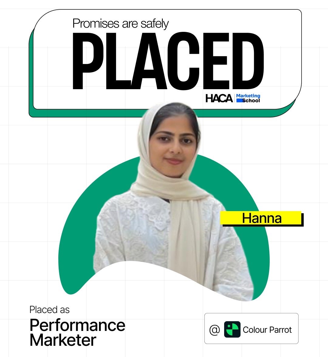Marketing school placement student