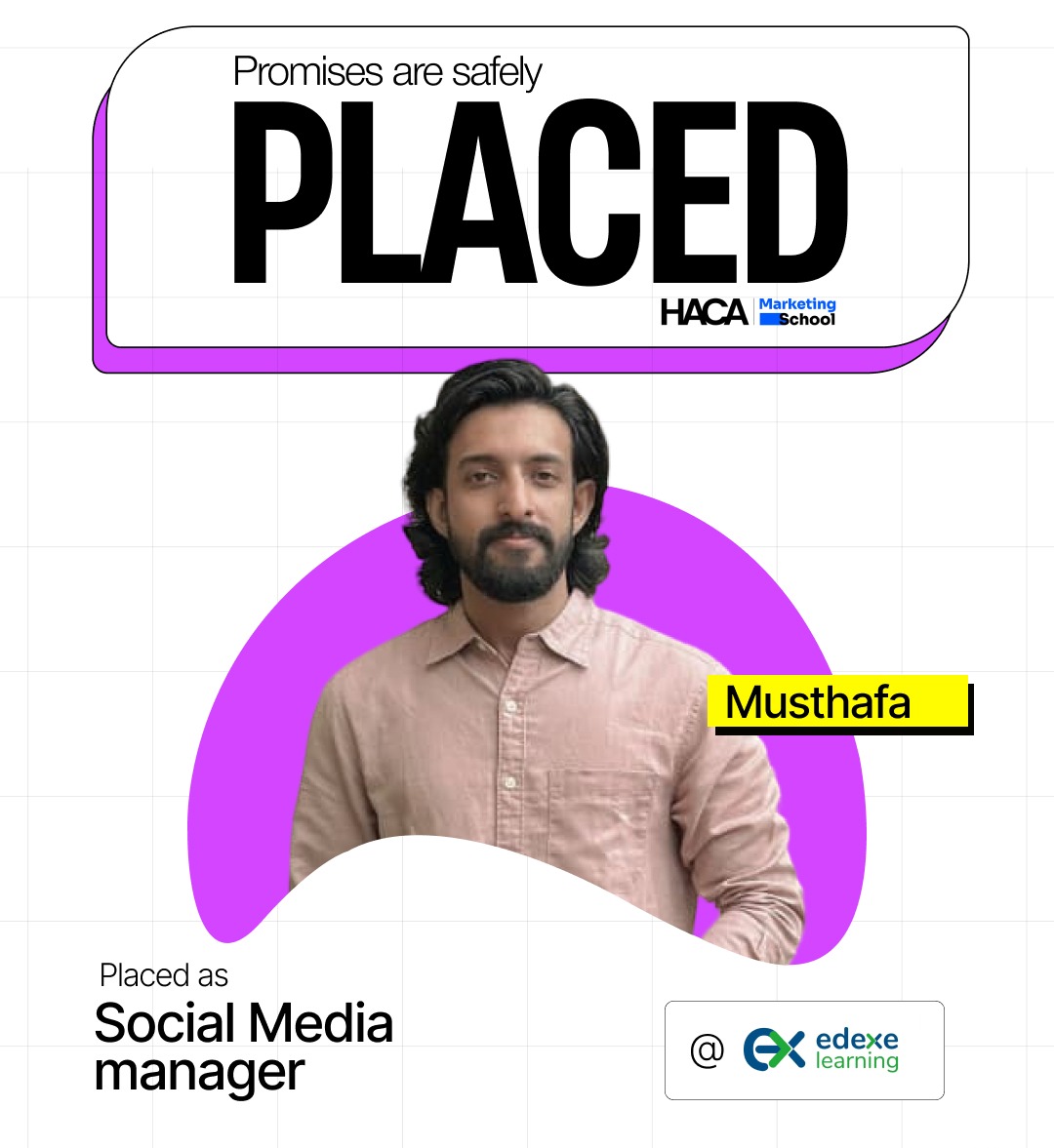 Marketing school placement student