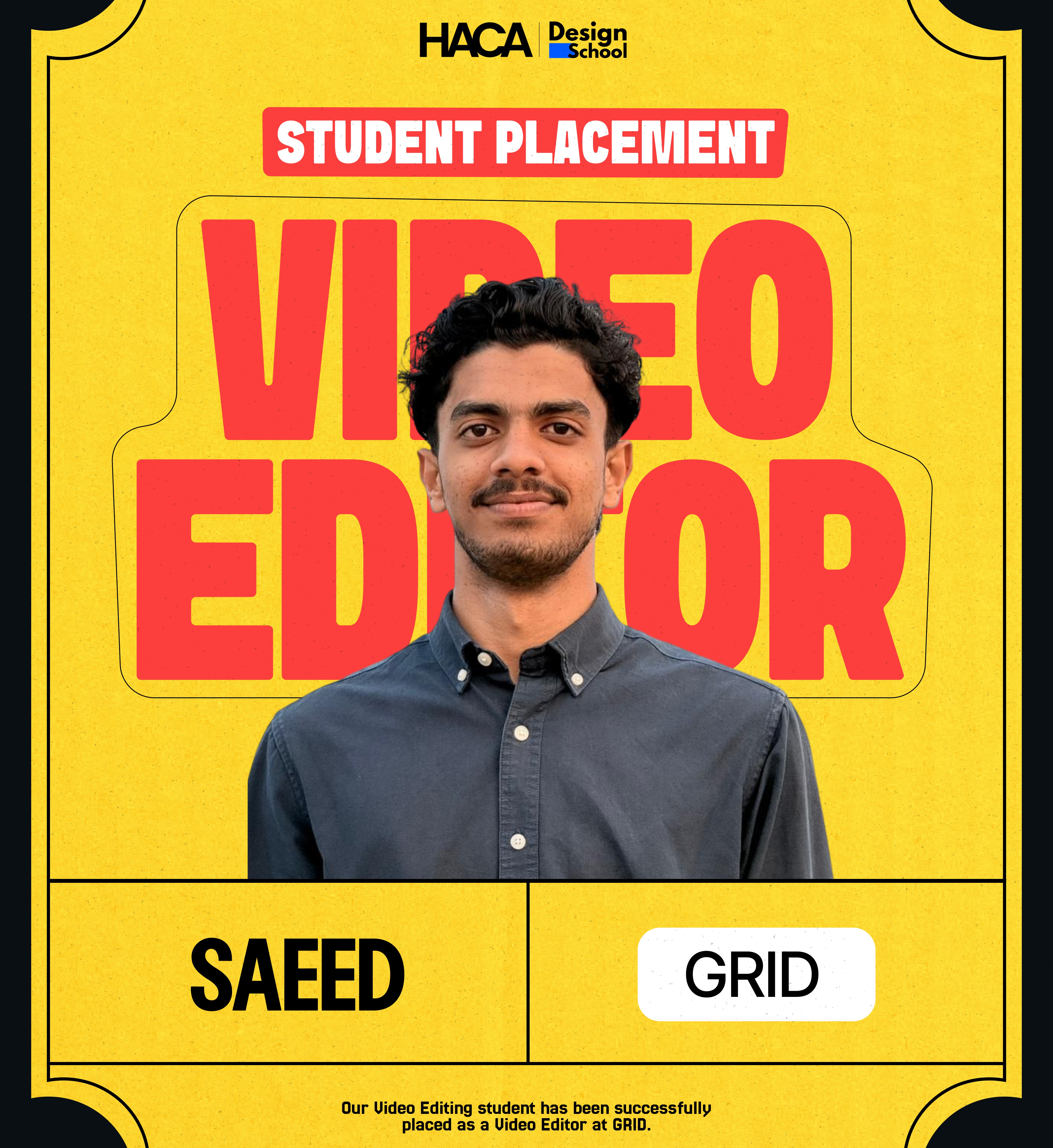 Design school placement student