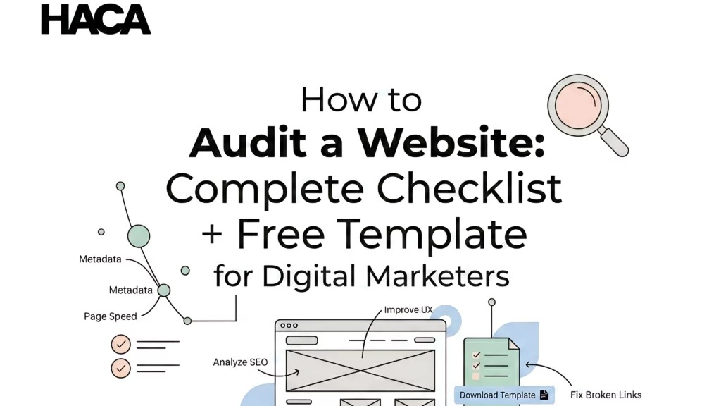 How to Audit a Website: Complete Checklist + Free Template for Digital Marketers