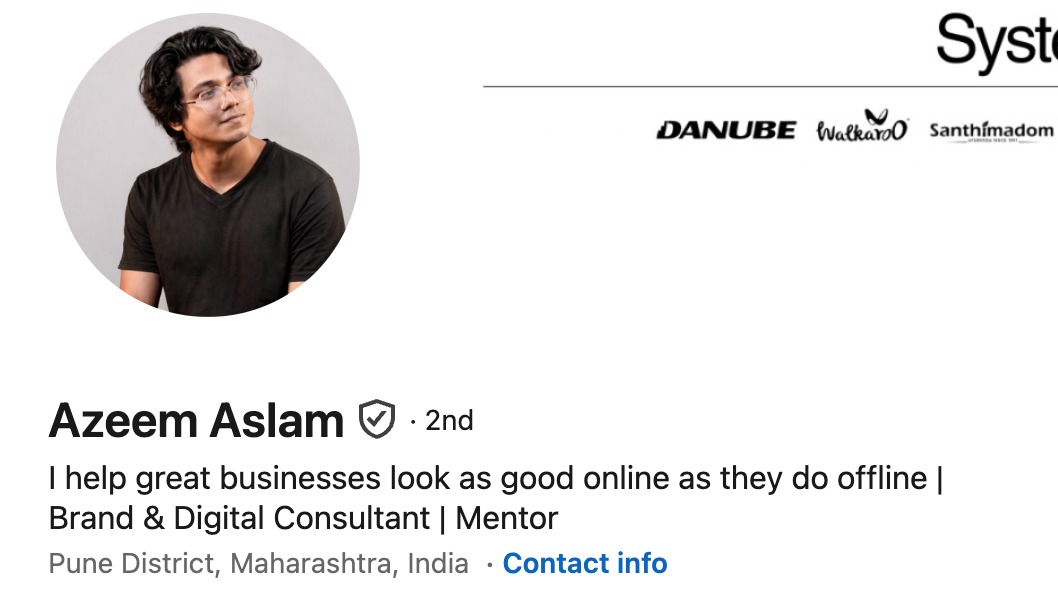 Azeem Aslam linkedin profile
