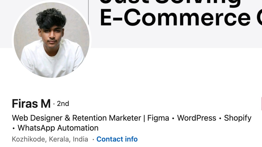 Firas M linkedin profile