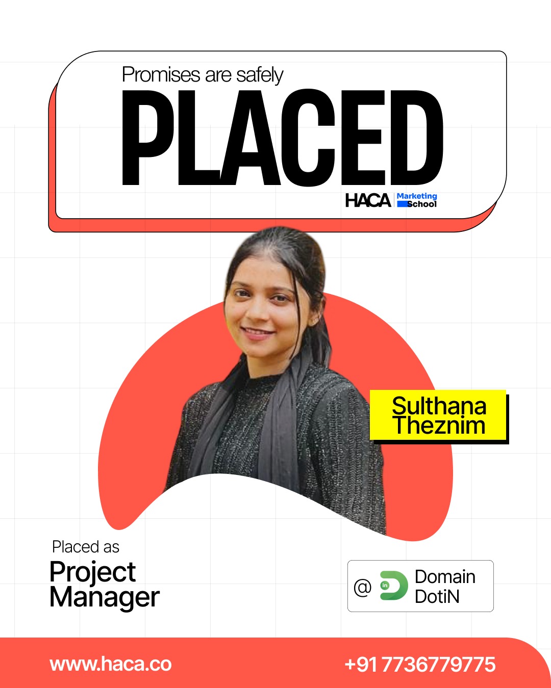 Marketing school placement student