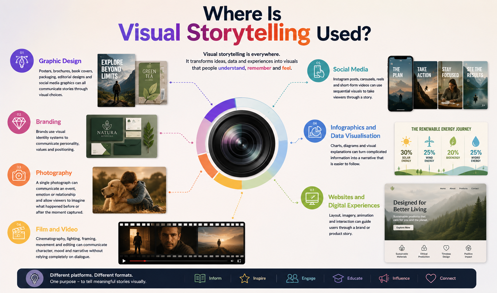 Where Is Visual Storytelling Used