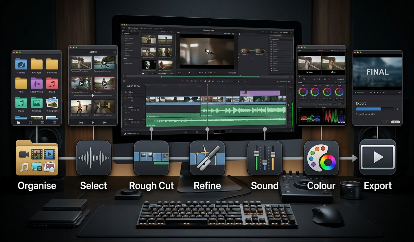 How Do You Edit a Video Professionally Step by Step?