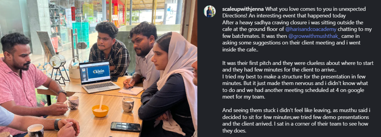 Jenna shares her experience at HACA