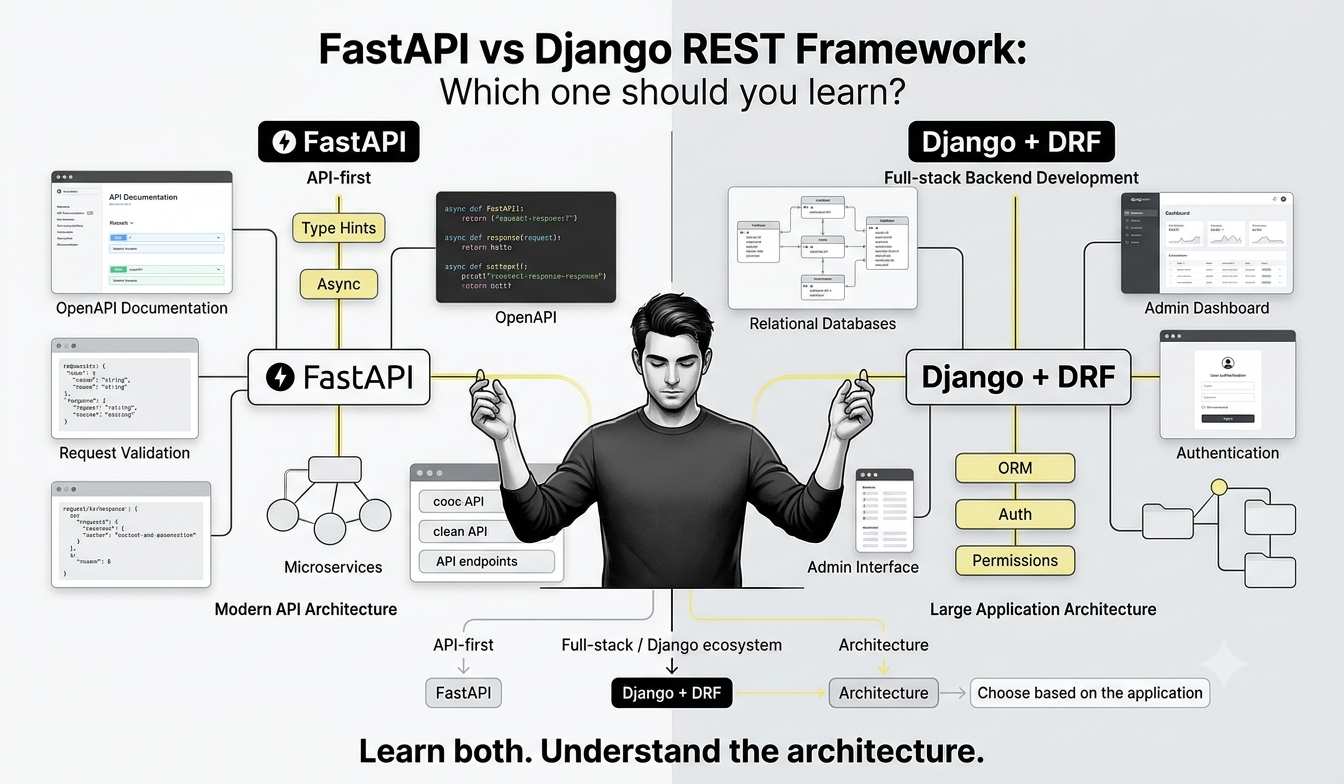 FastAPI vs Django REST Framework: Which one should you learn?