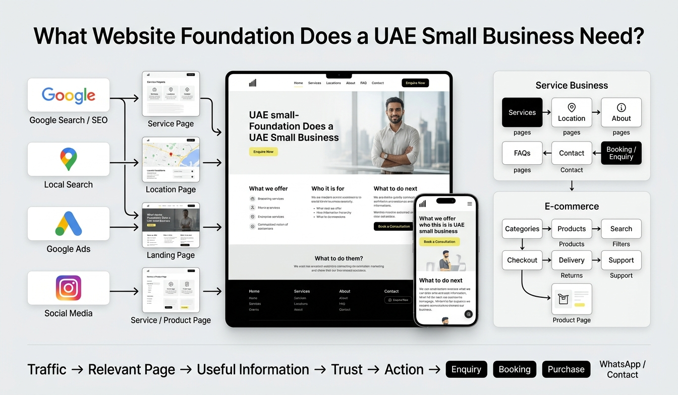 What Website Foundation Does a UAE Small Business Need?
