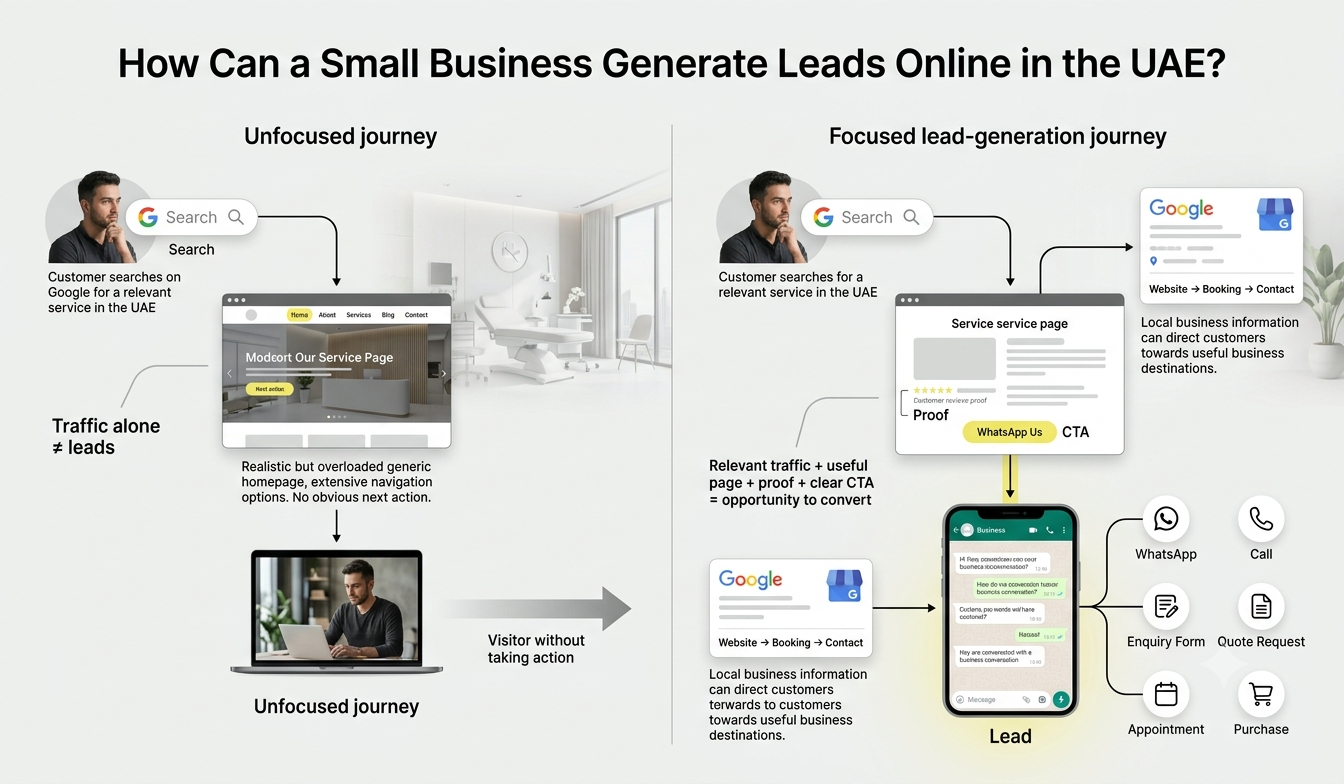 How Can a Small Business Generate Leads Online in the UAE?