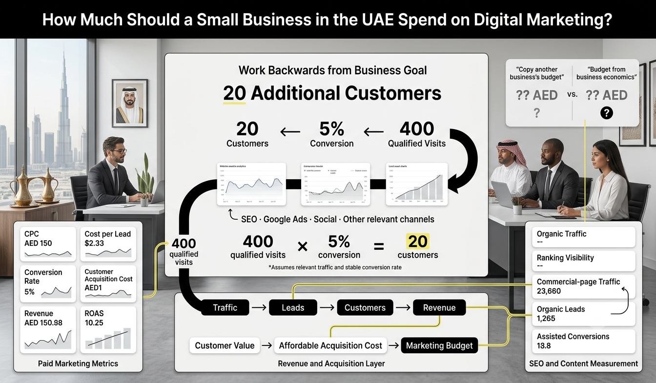 How Much Should a Small Business in the UAE Spend on Digital Marketing?

