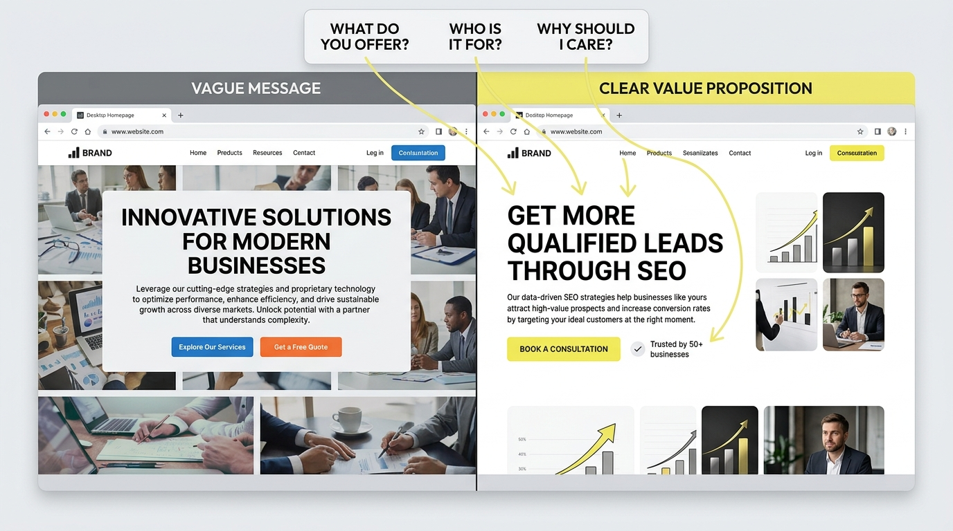 How Can You Improve the Value Proposition in Above the Fold?